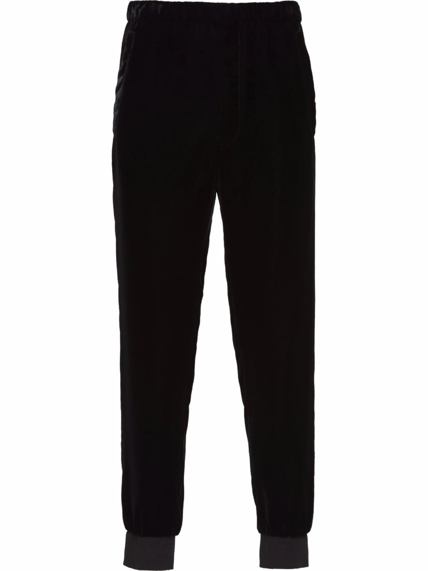 velvet track pants