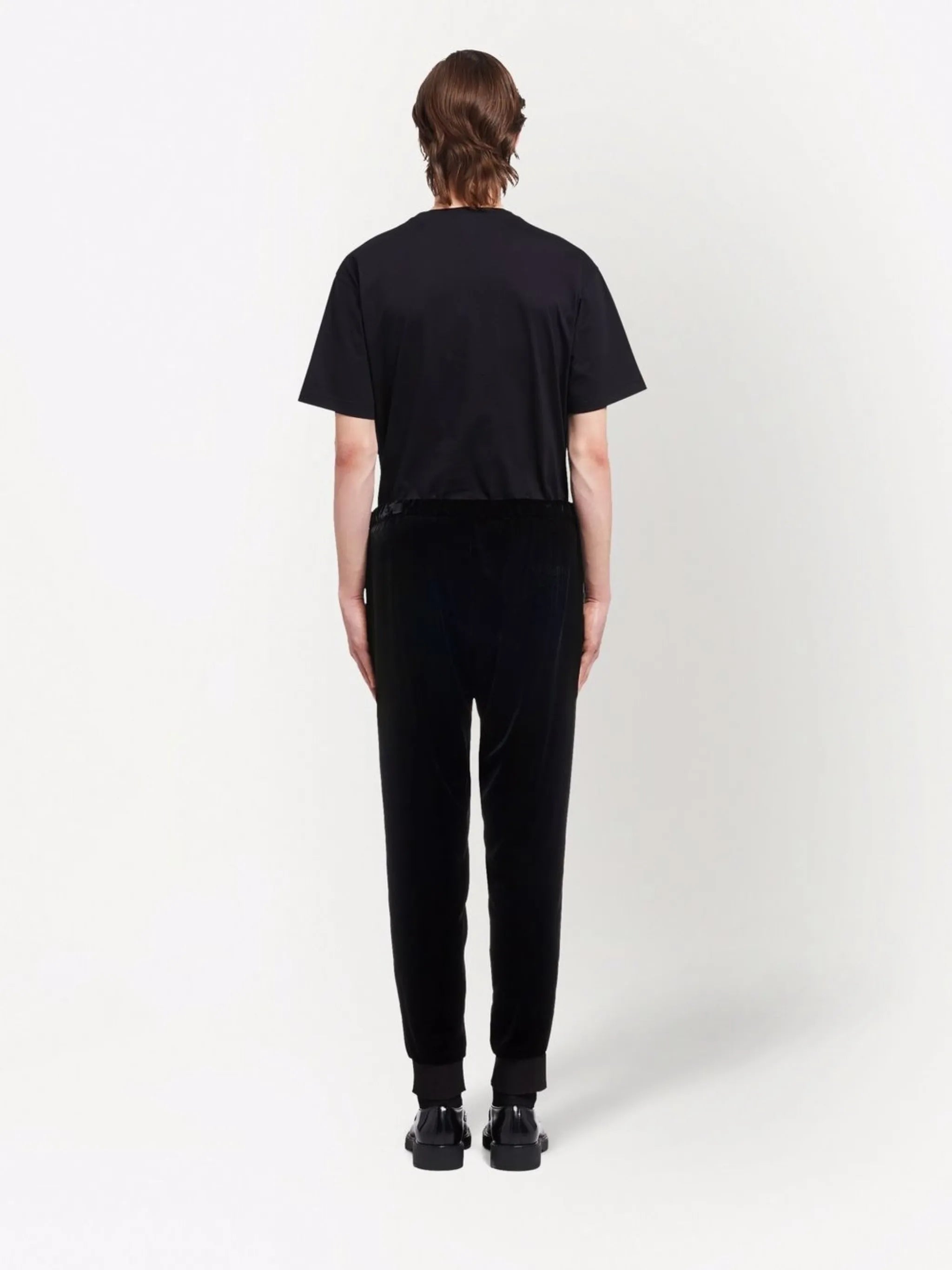 velvet track pants