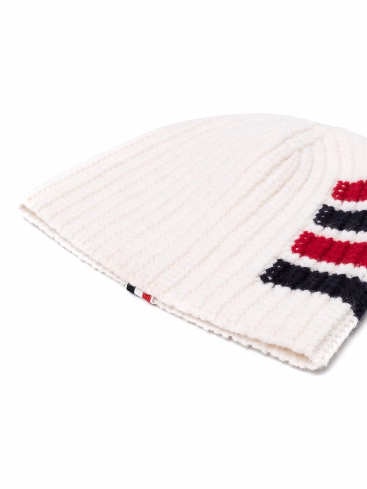 4-Bar stripe merino beanie