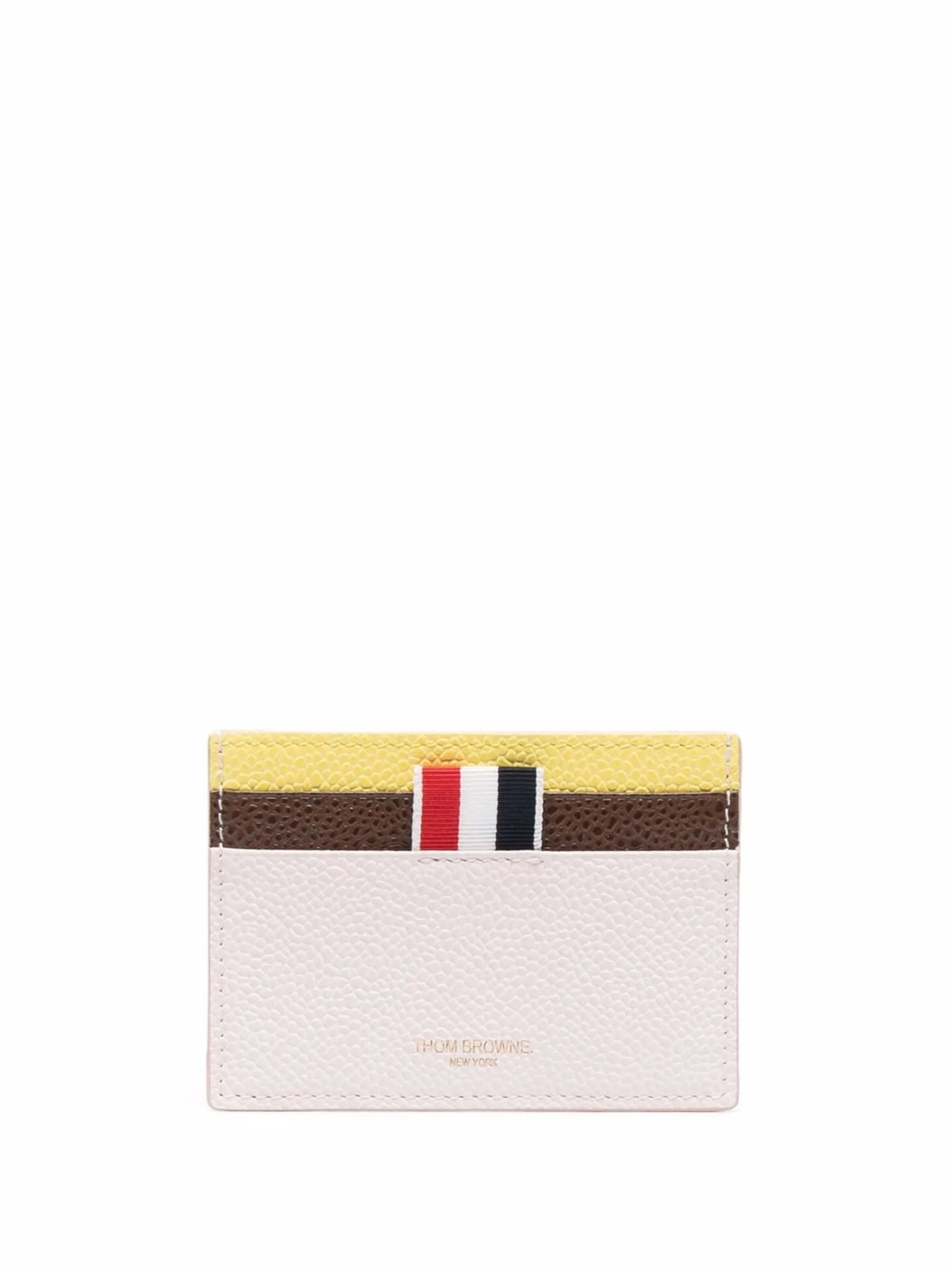 RWB-stripe leather cardholder