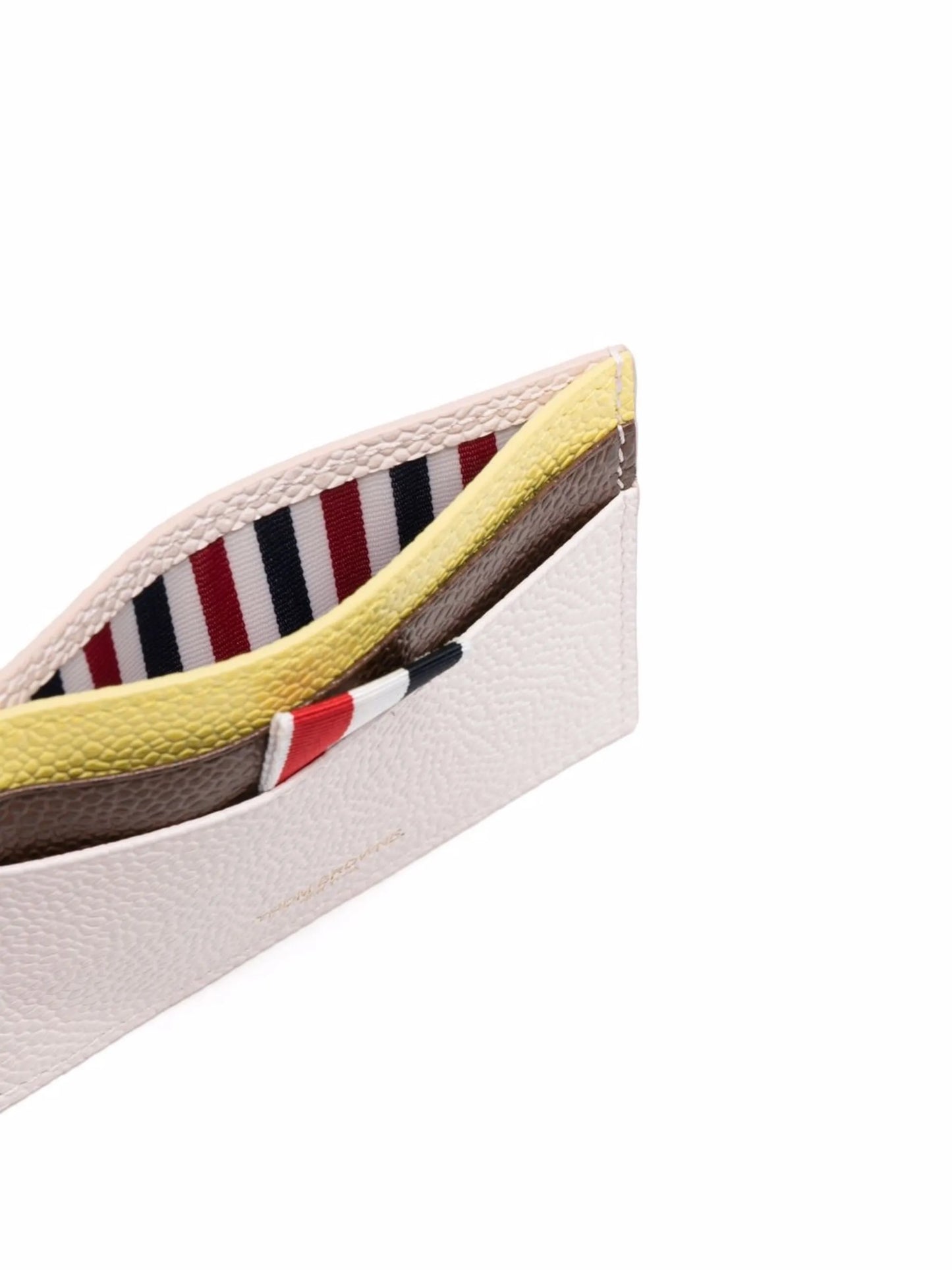 RWB-stripe leather cardholder