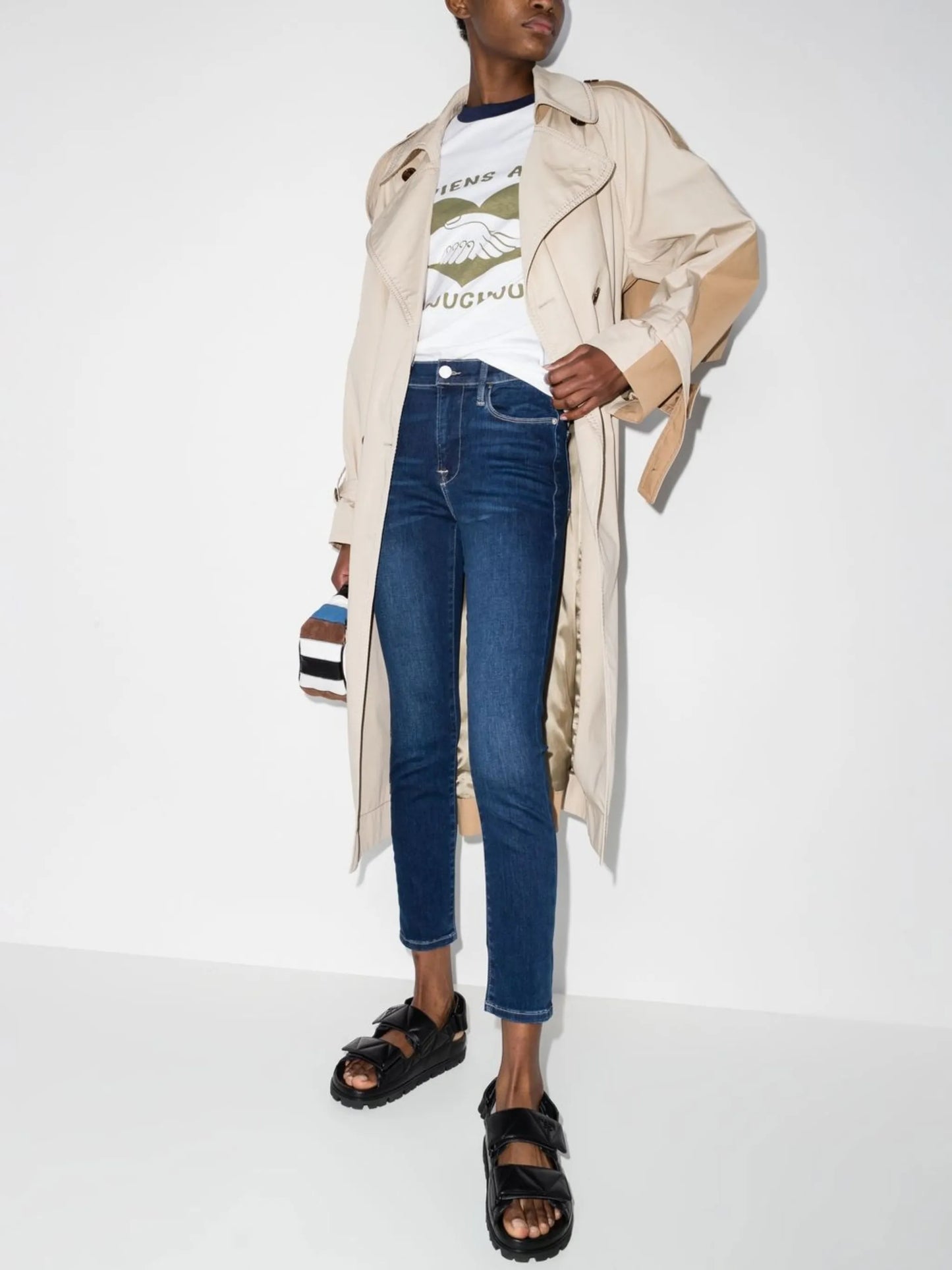 Le High cropped skinny jeans