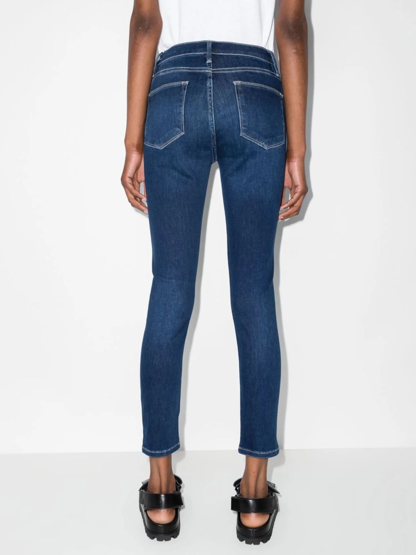 Le High cropped skinny jeans