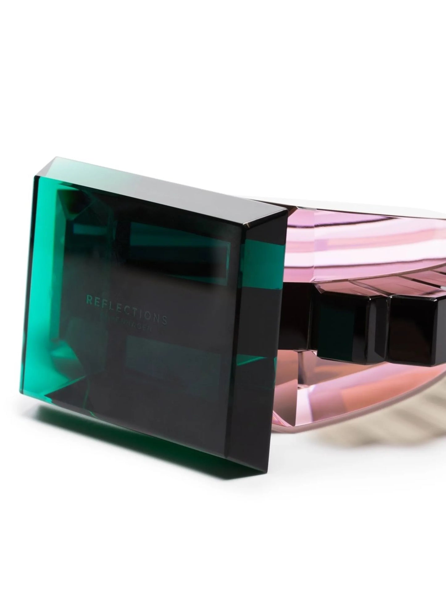 Horse crystal bookend
