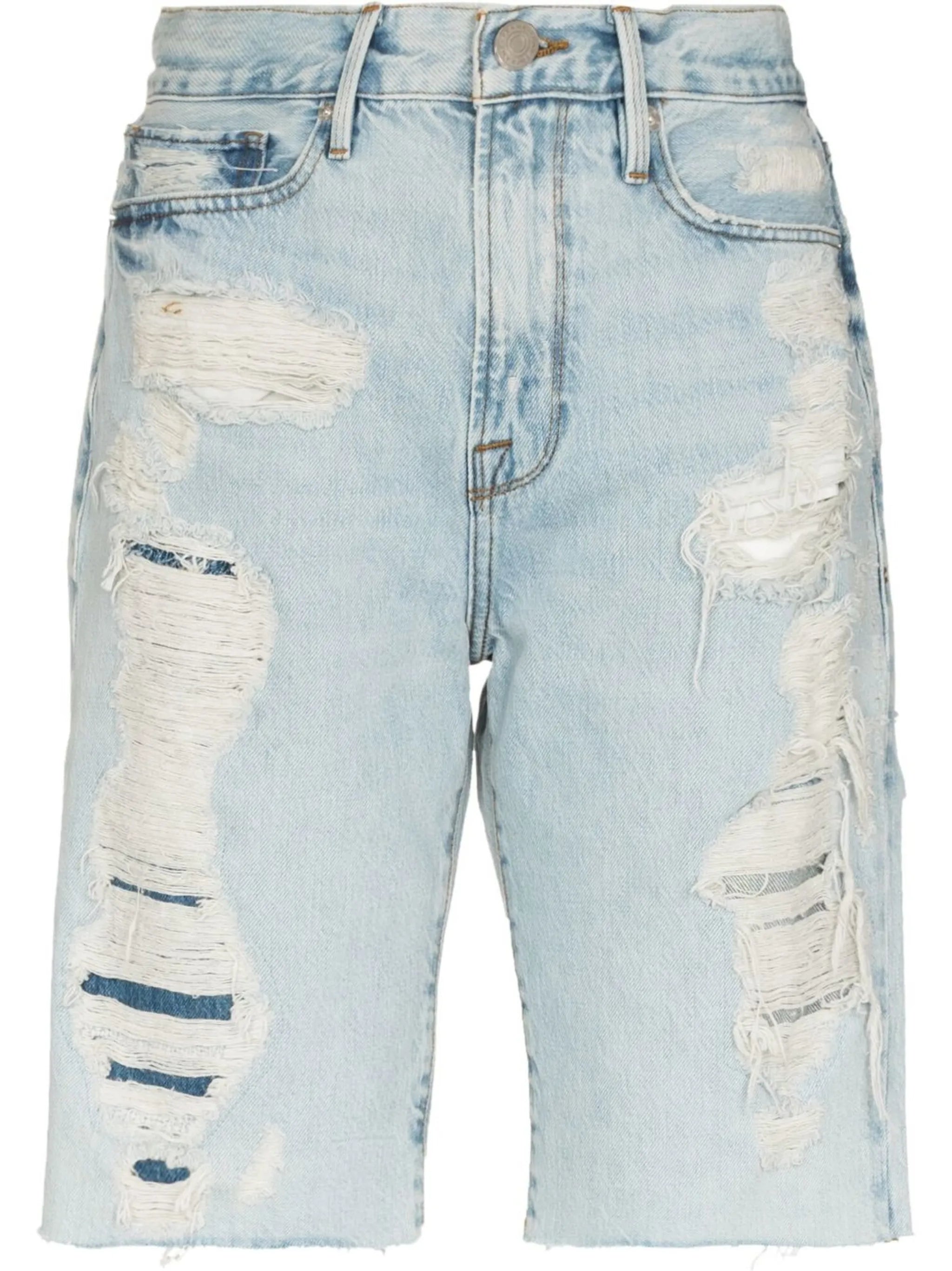 Le Vintage distressed bermuda shorts