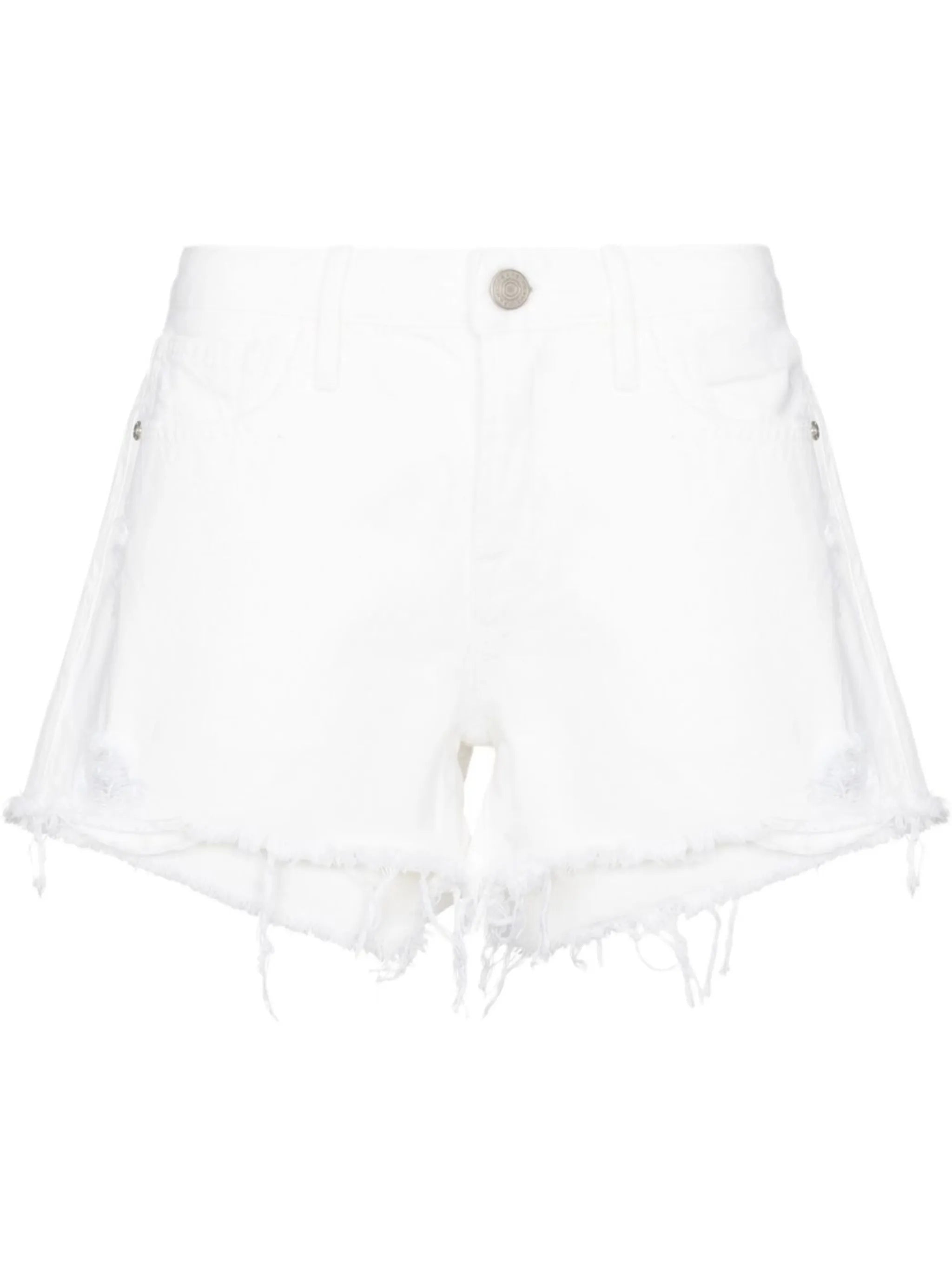 Le Grand Garcon distressed denim shorts