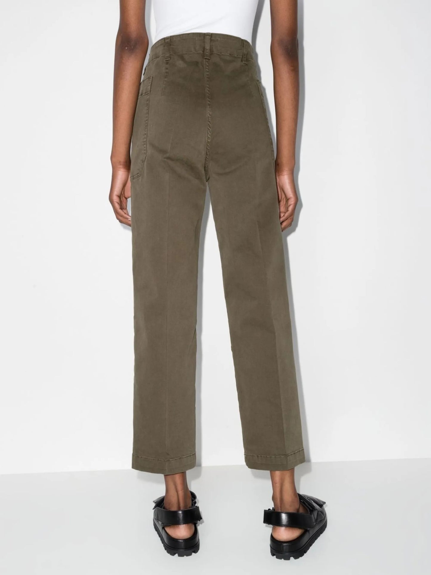 straight-leg utility trousers