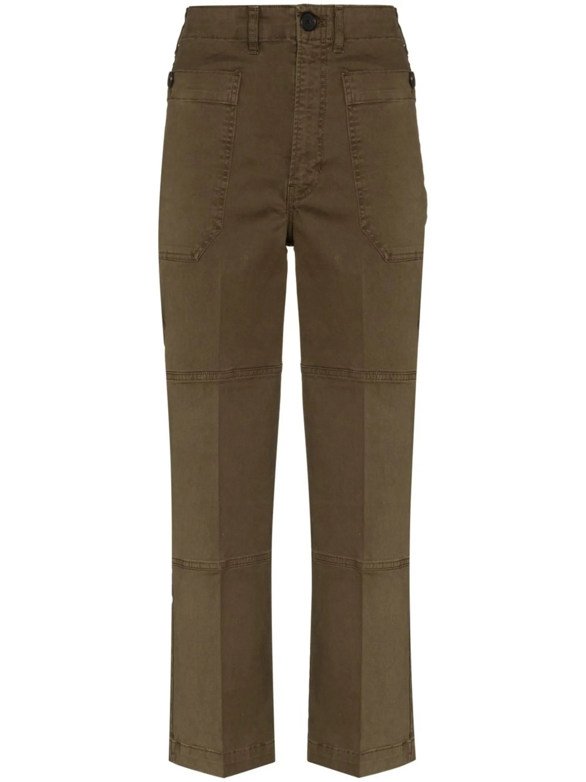 straight-leg utility trousers