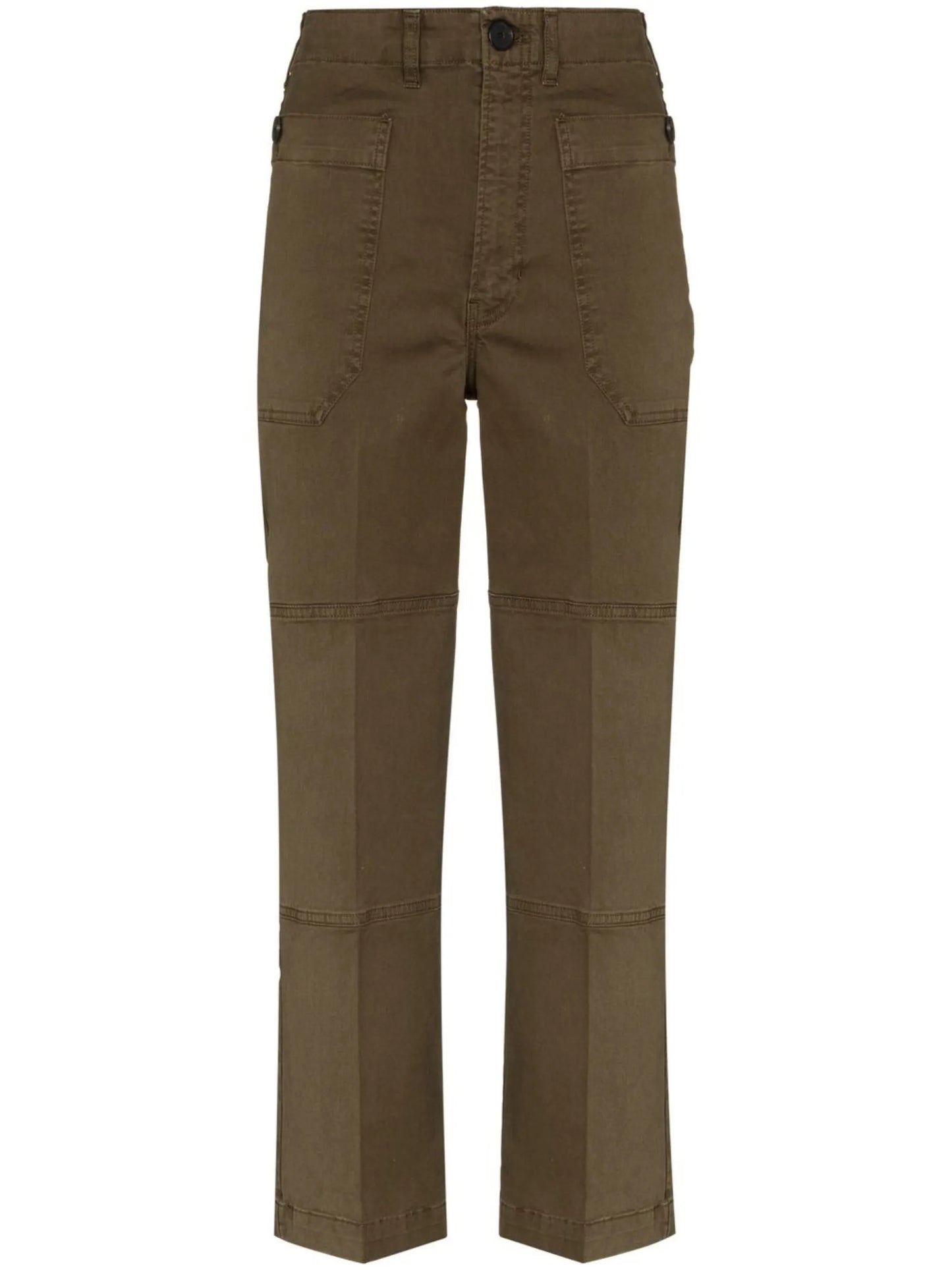 straight-leg utility trousers