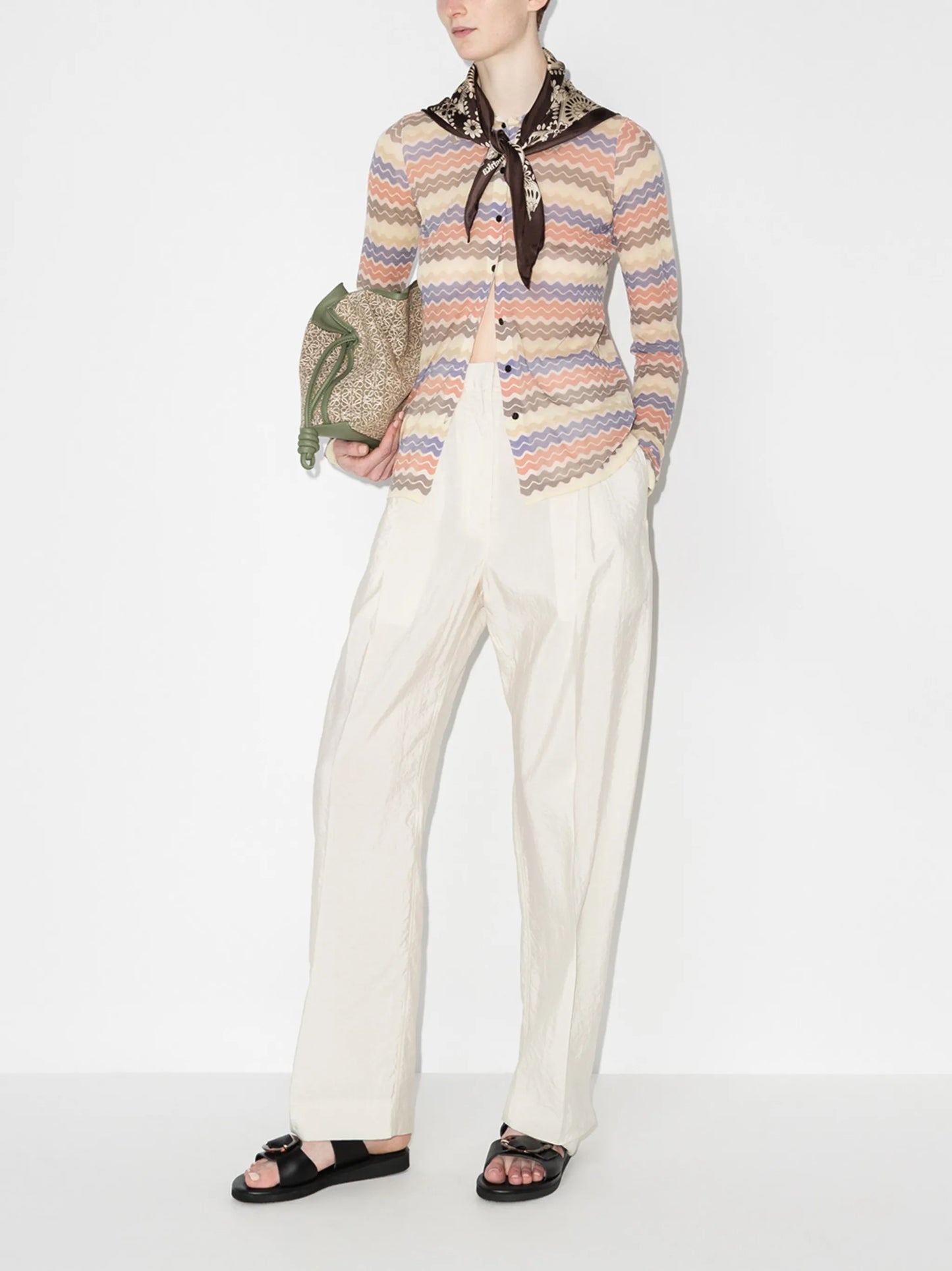 Zuri stripe-pattern shirt