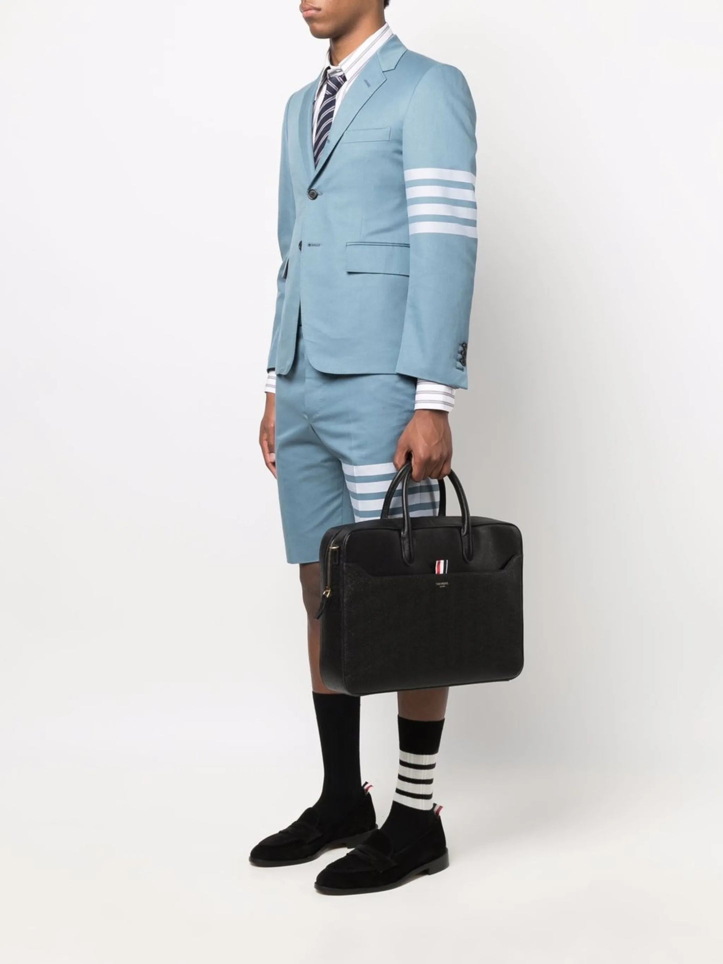 grosgrain-tab briefcase