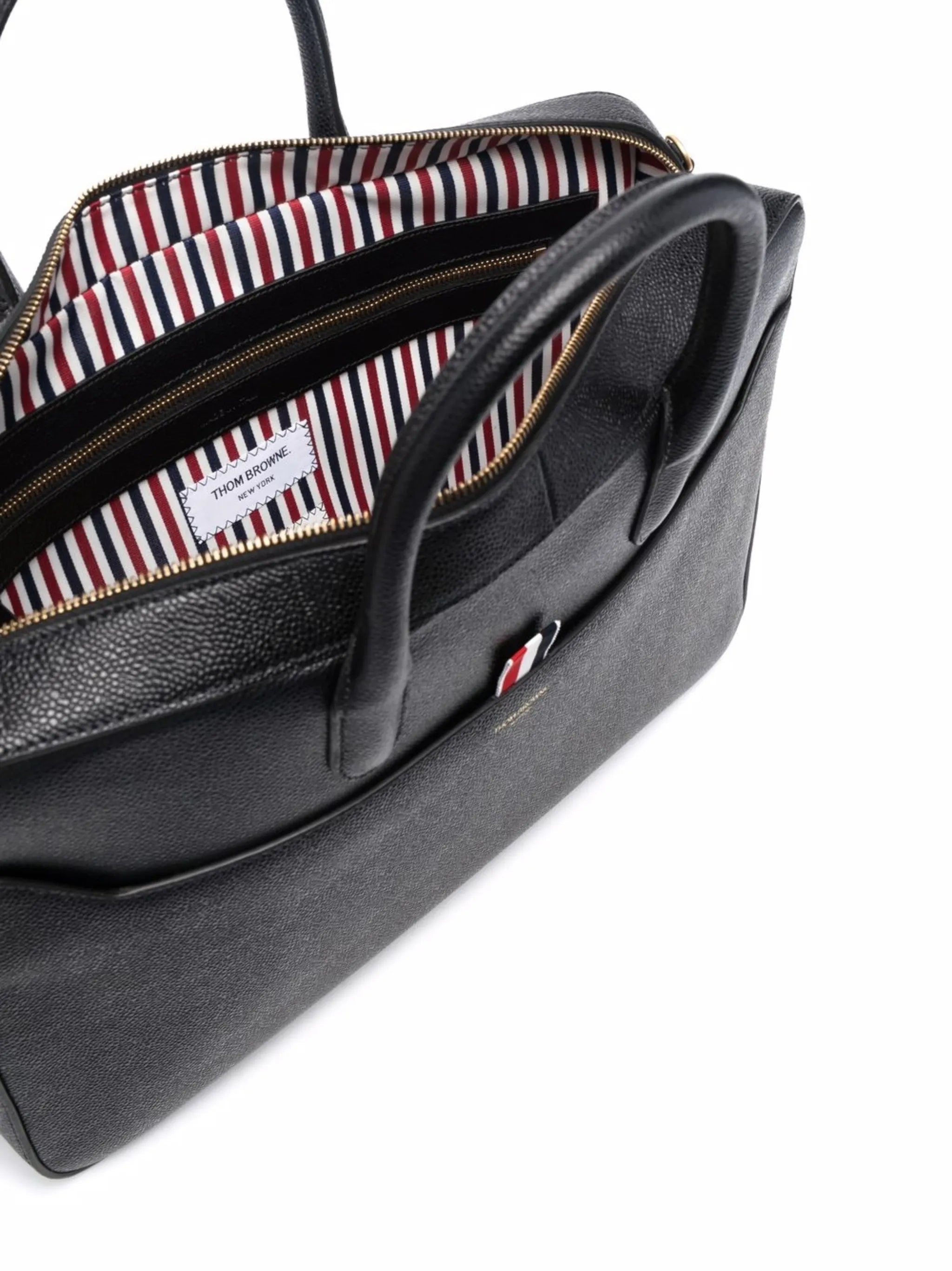 grosgrain-tab briefcase