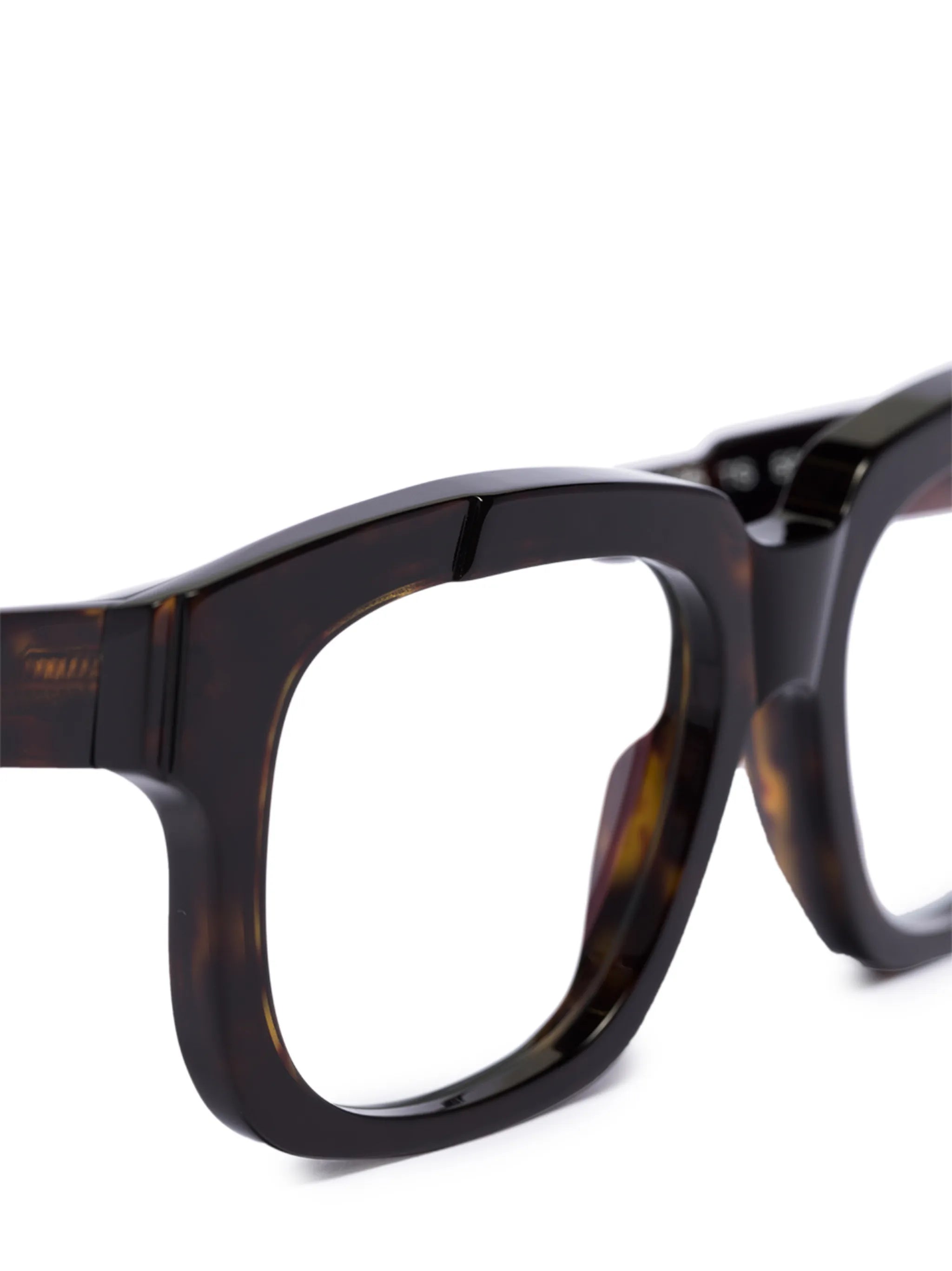 K25 tortoiseshell-effect square-frame glasses