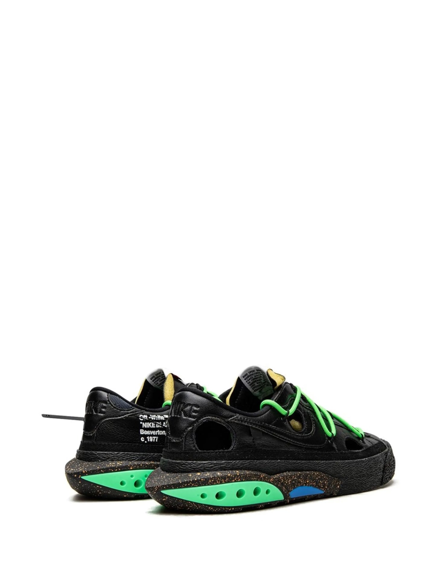 Blazer Low "Black/Electro Green" sneakers