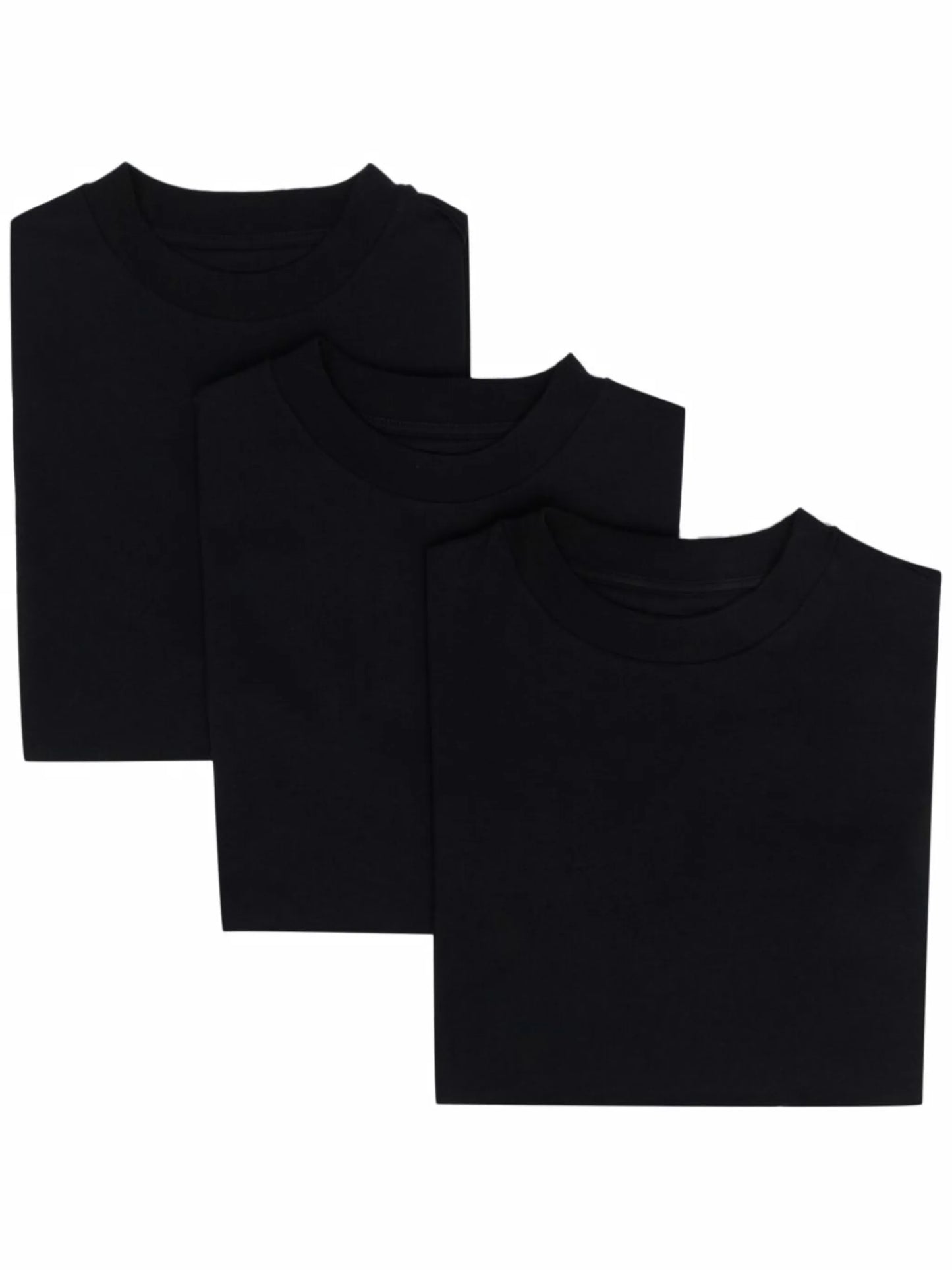 three-pack organic-cotton T-shirts