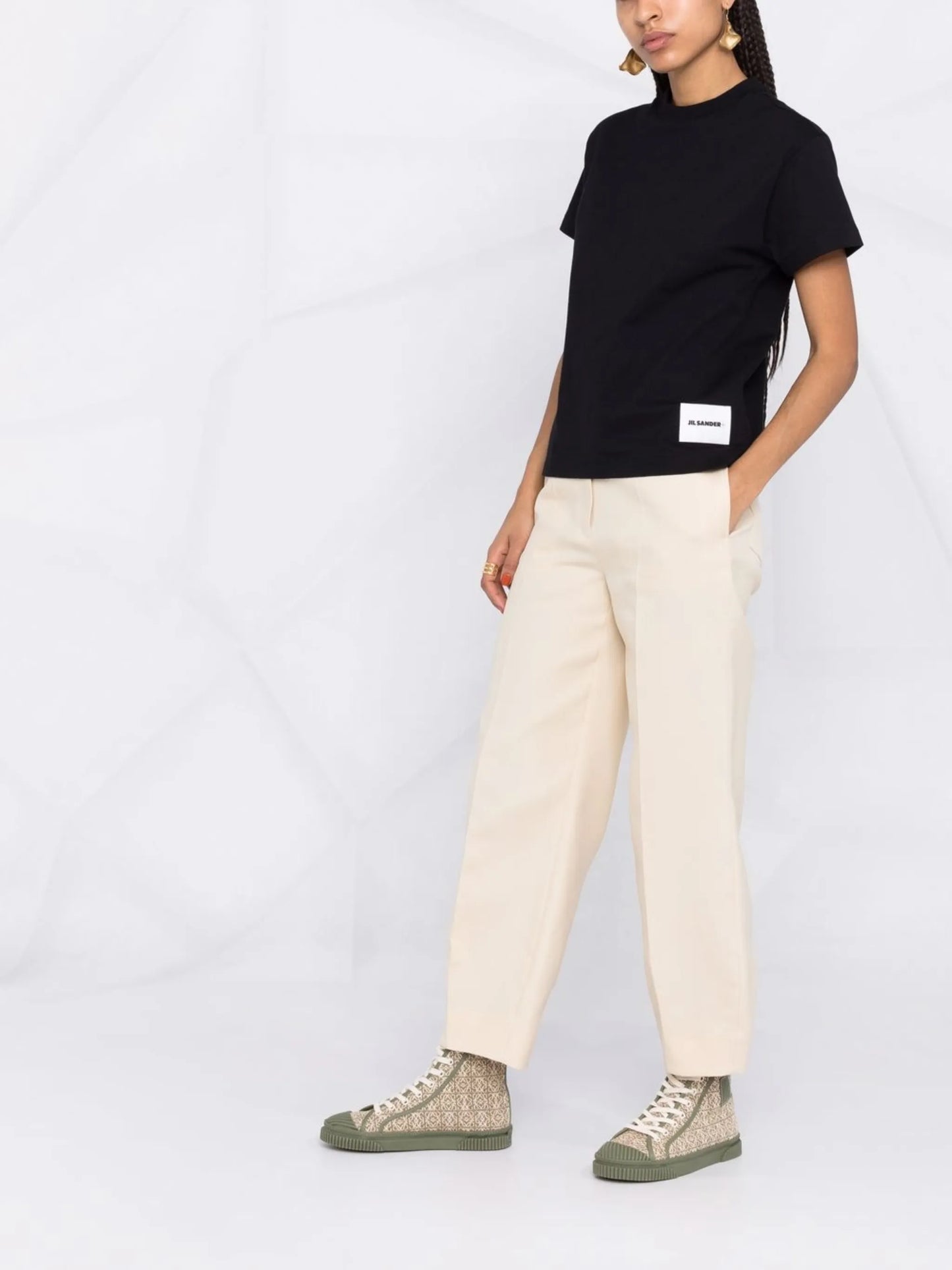 three-pack organic-cotton T-shirts