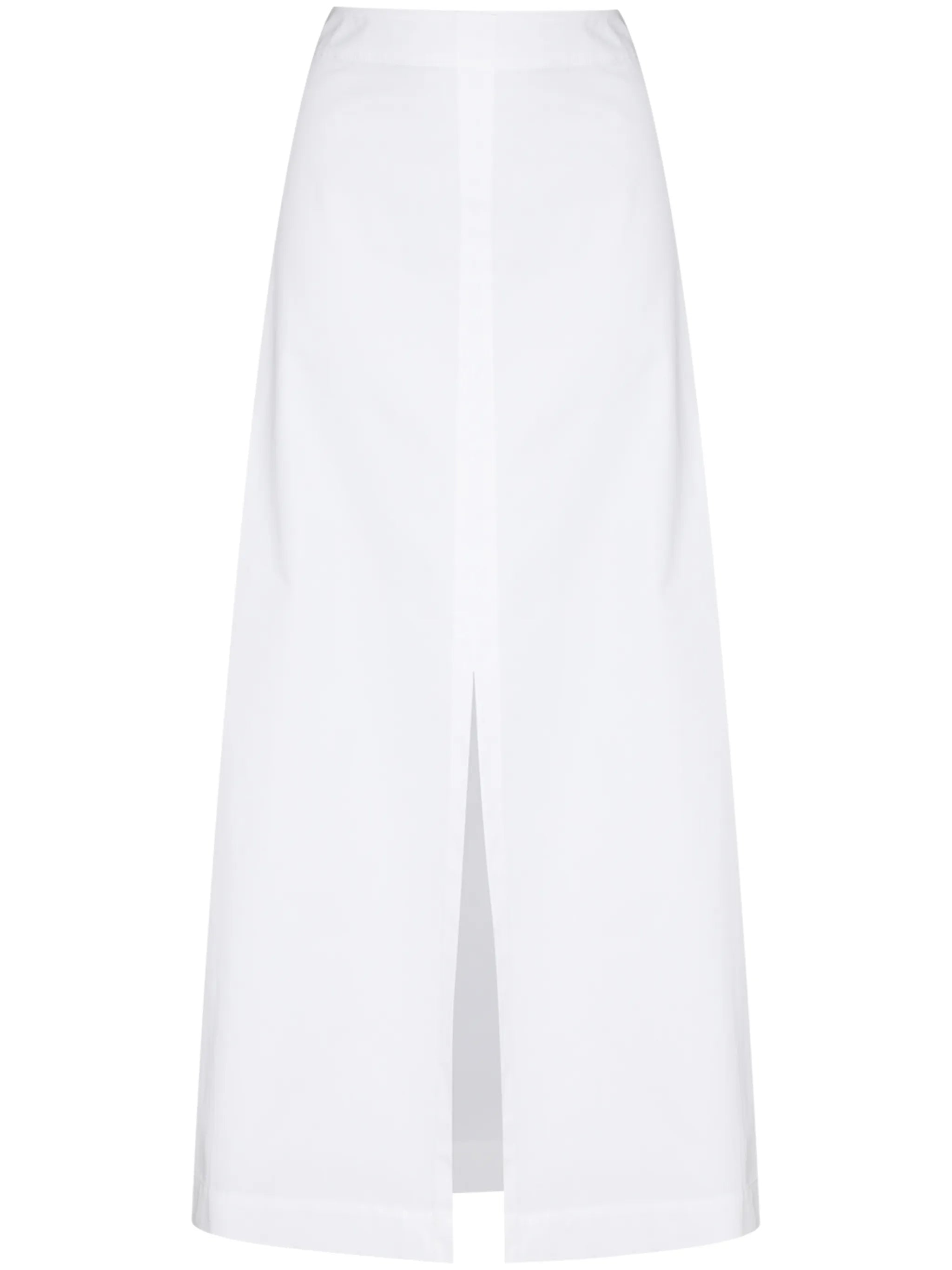 Anja split-front midi skirt