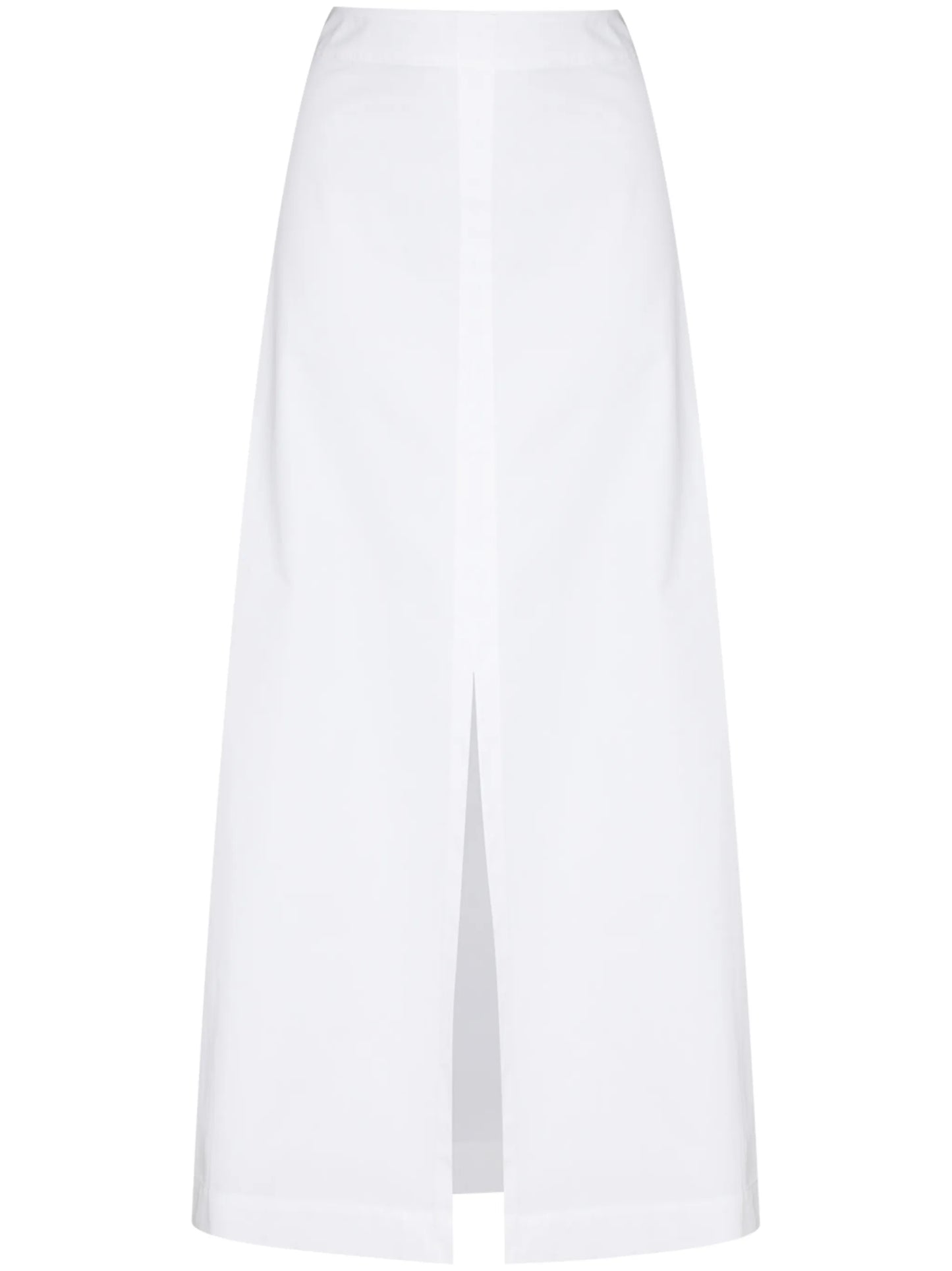 Anja split-front midi skirt