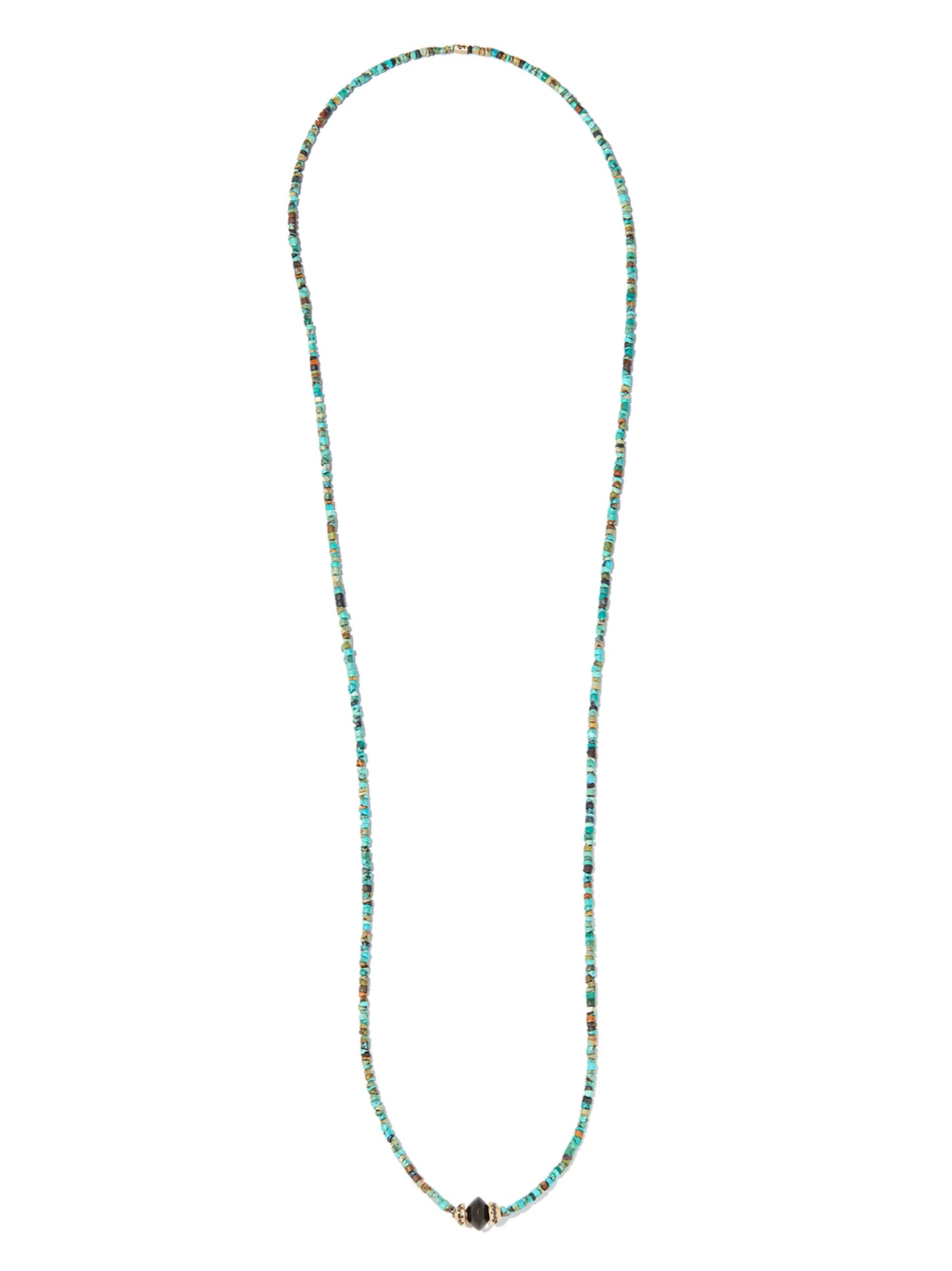 14kt yellow gold multi-stone necklace
