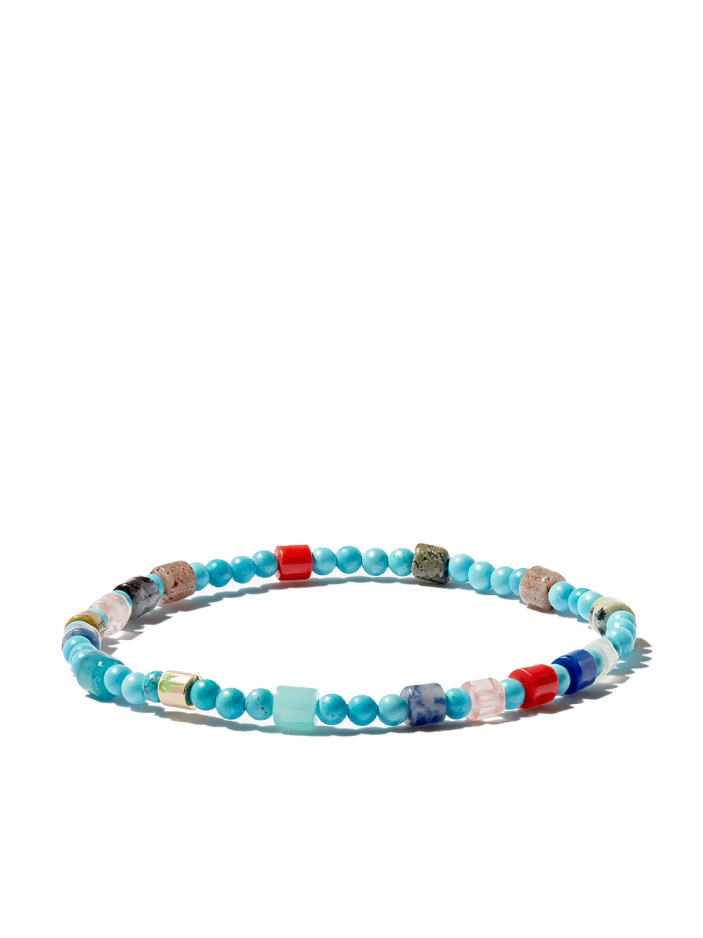 14kt yellow gold bead bracelet