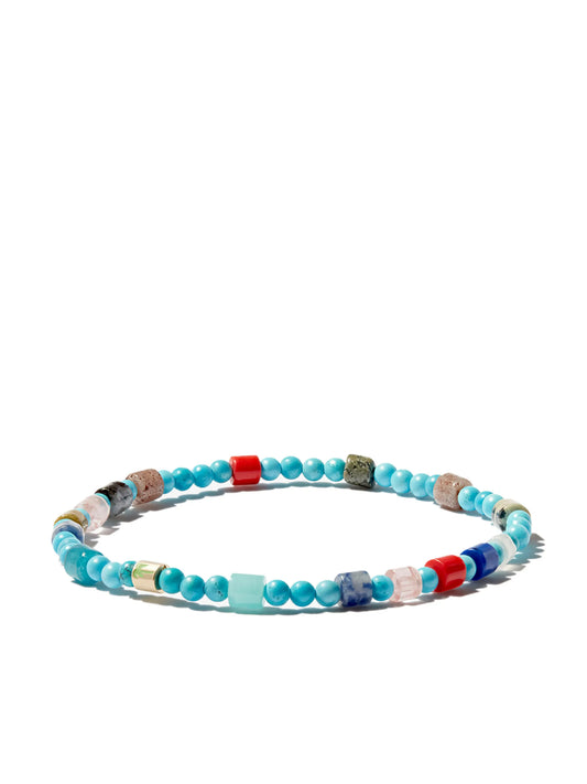 14kt yellow gold bead bracelet