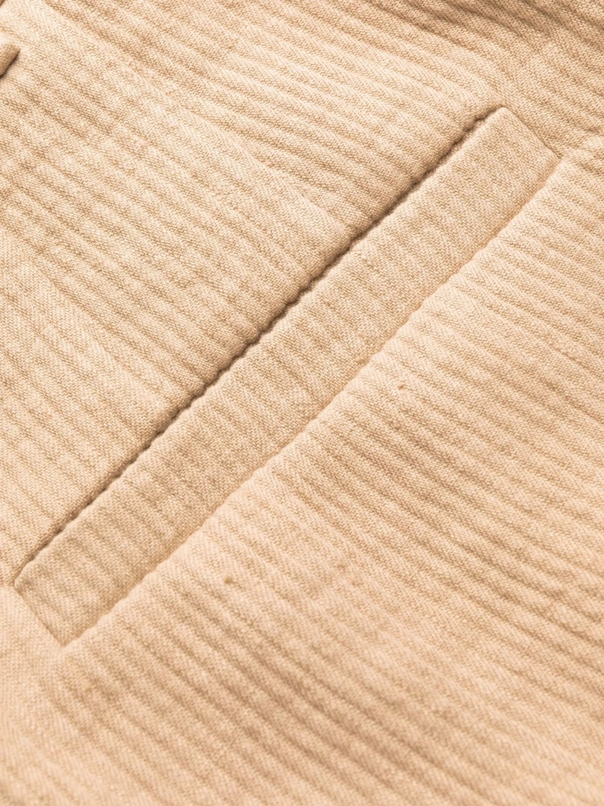 wide-leg linen corduroy trousers