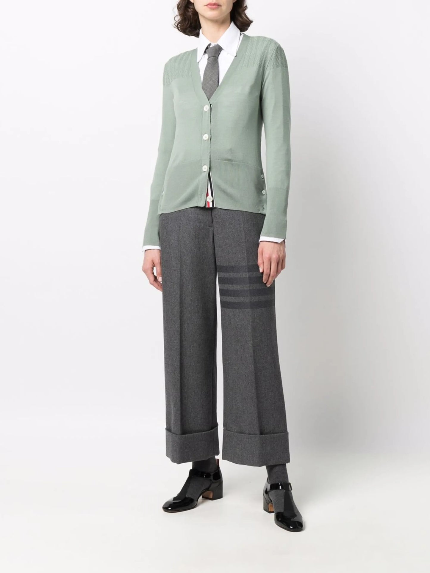 4-Bar straight-leg trousers