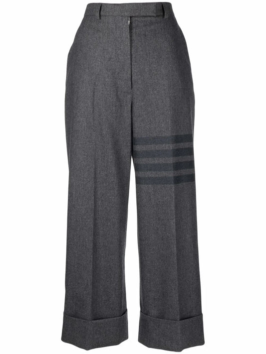 4-Bar straight-leg trousers