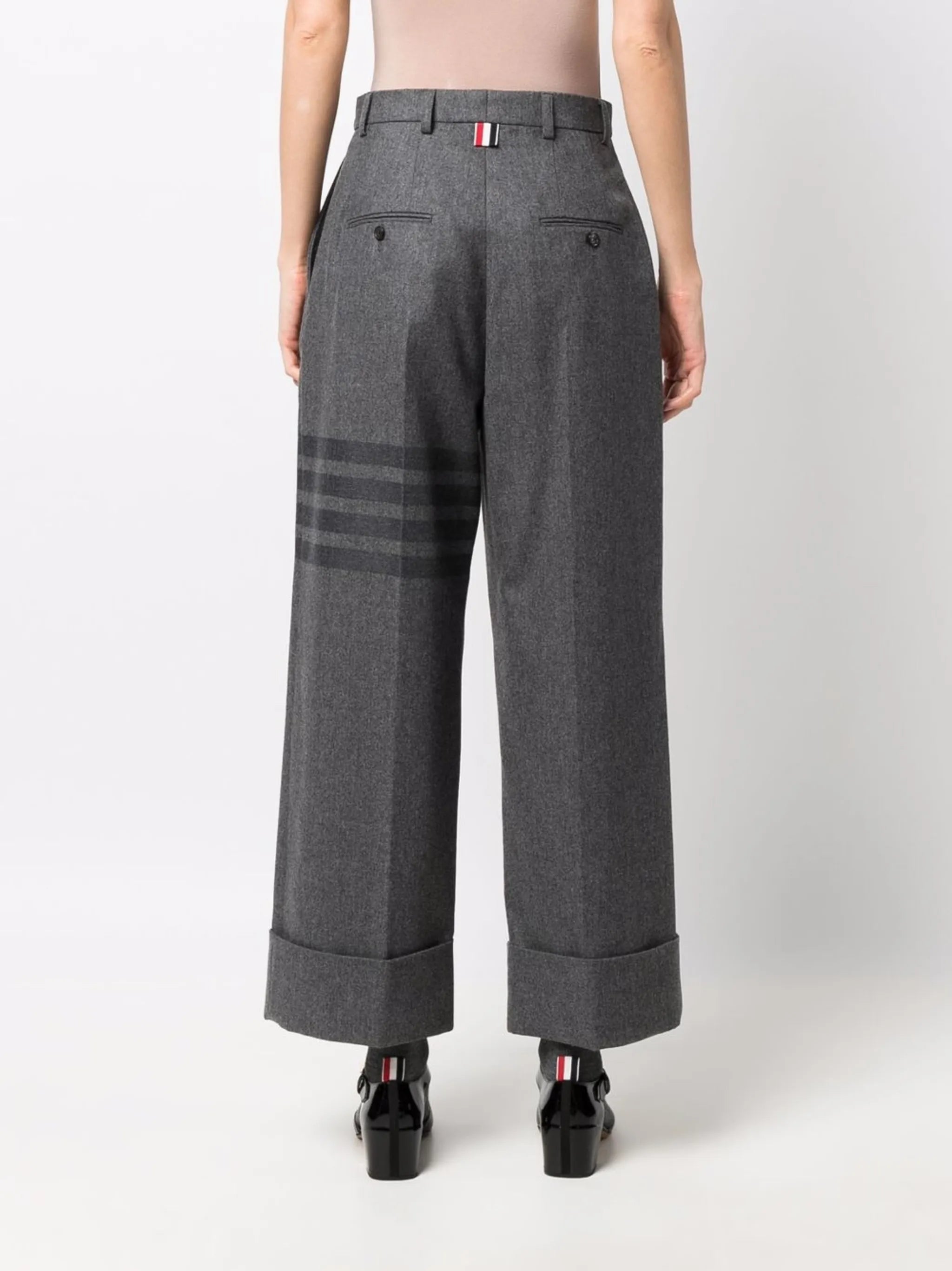 4-Bar straight-leg trousers