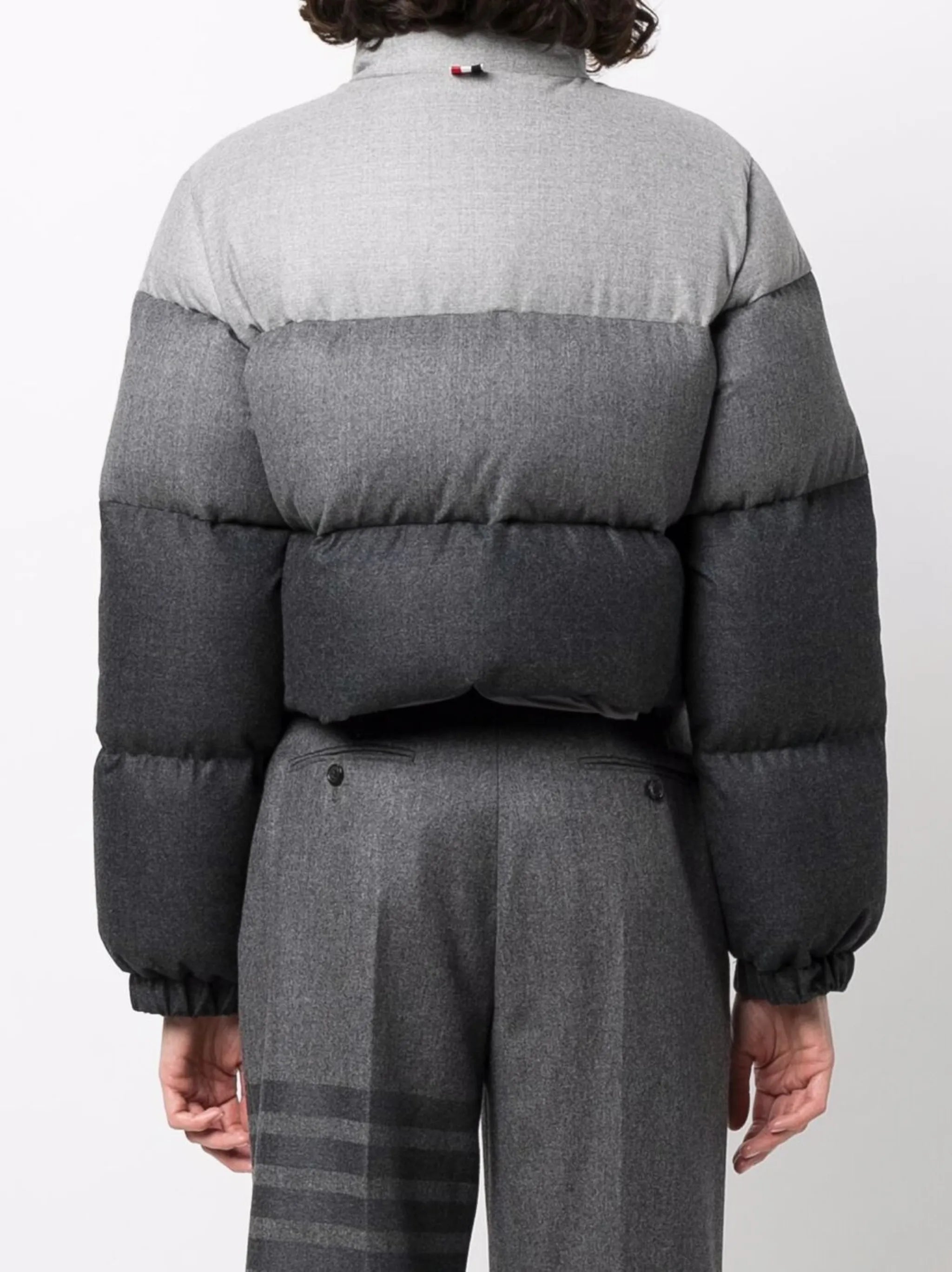 cropped puffer down jacket
