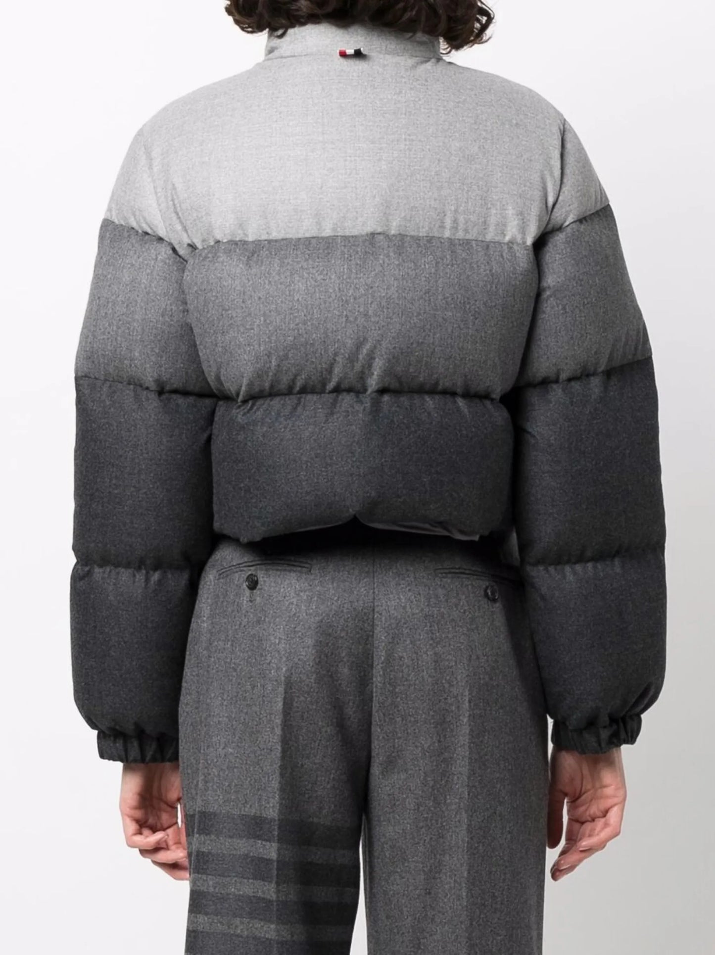 cropped puffer down jacket