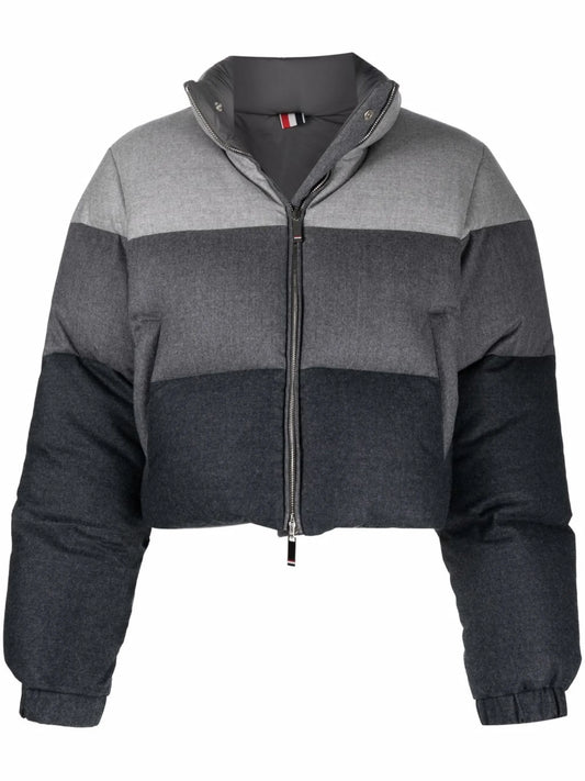 cropped puffer down jacket