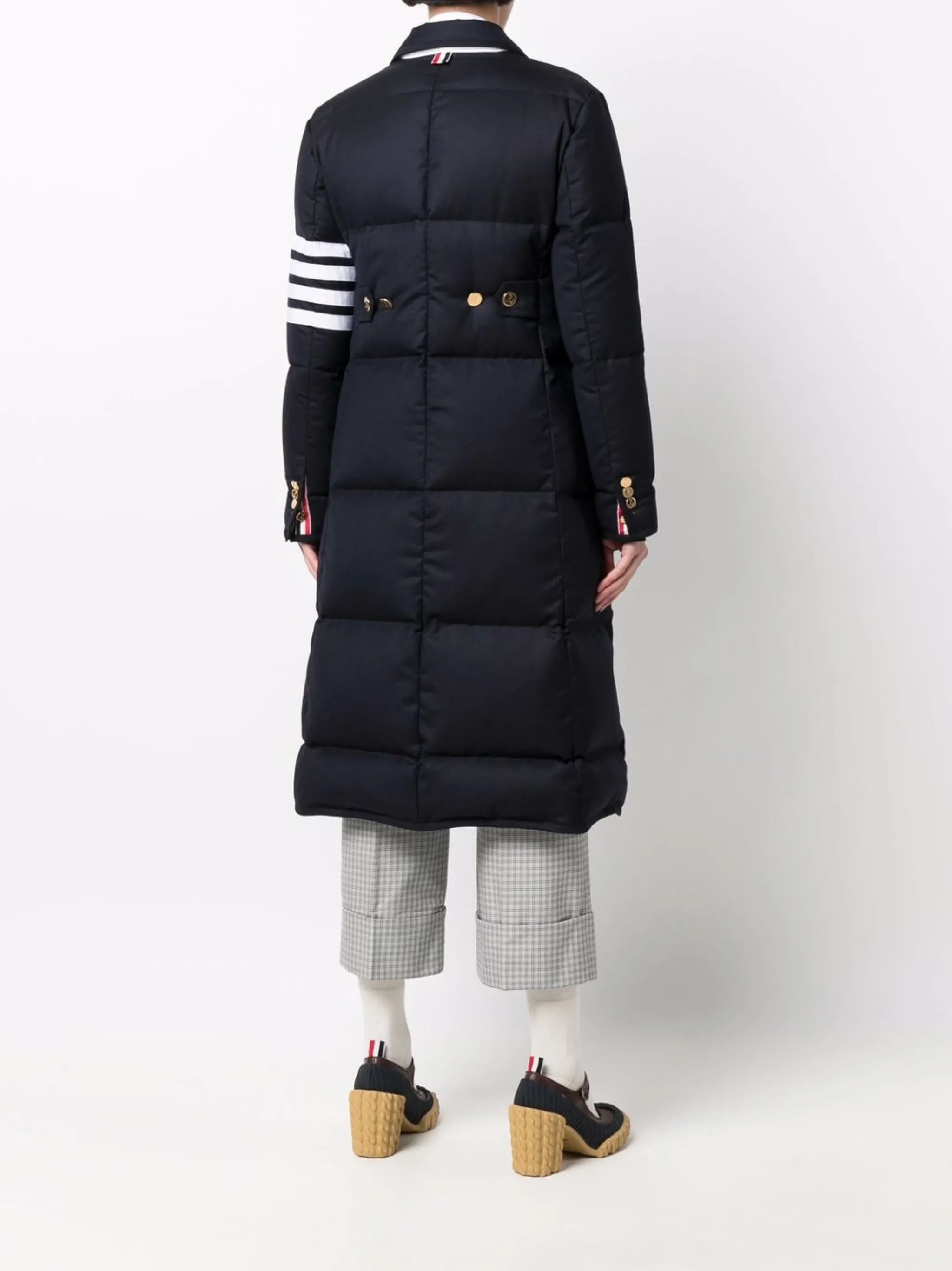 down-feather 4-Bar overcoat