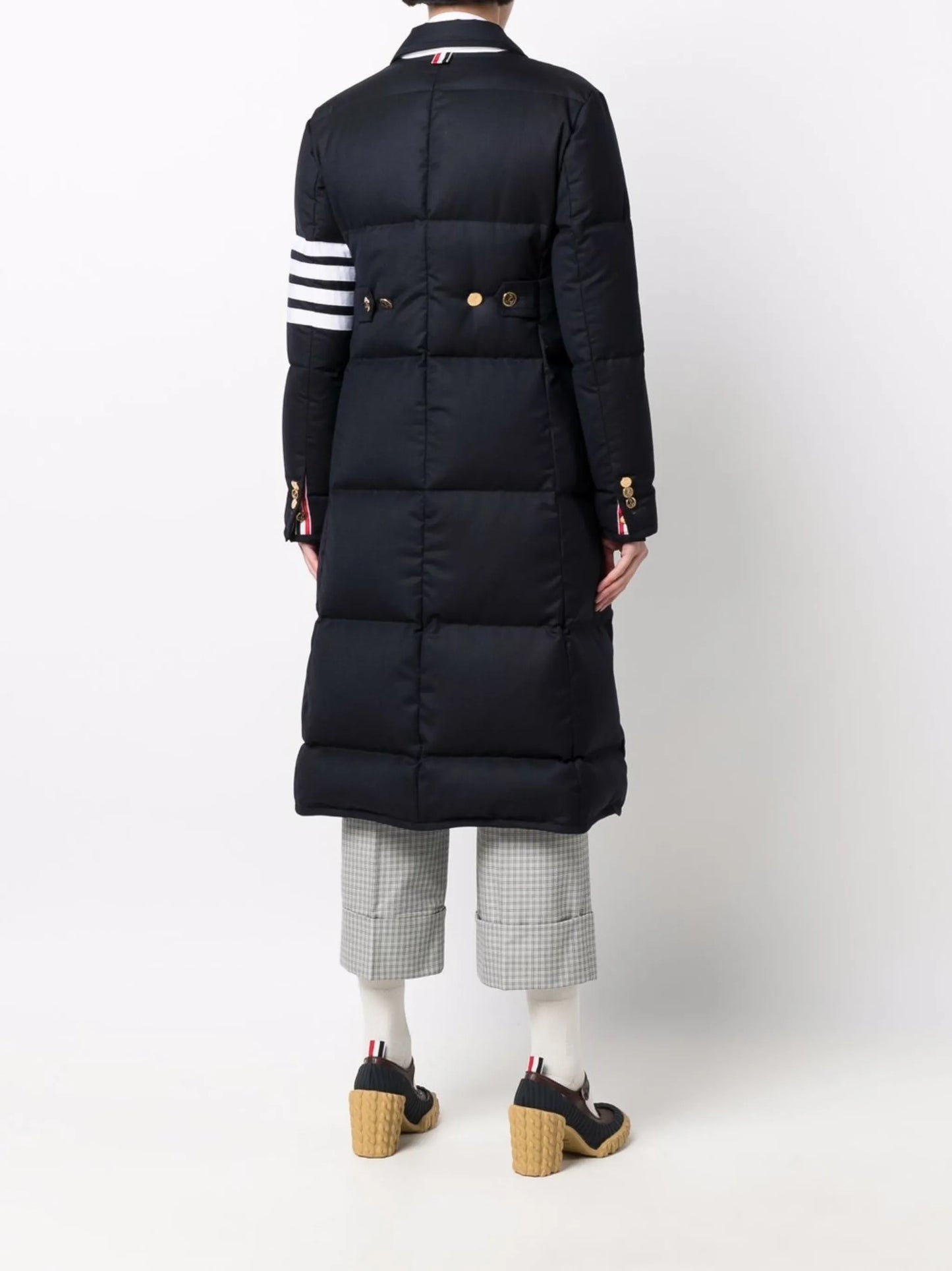 down-feather 4-Bar overcoat