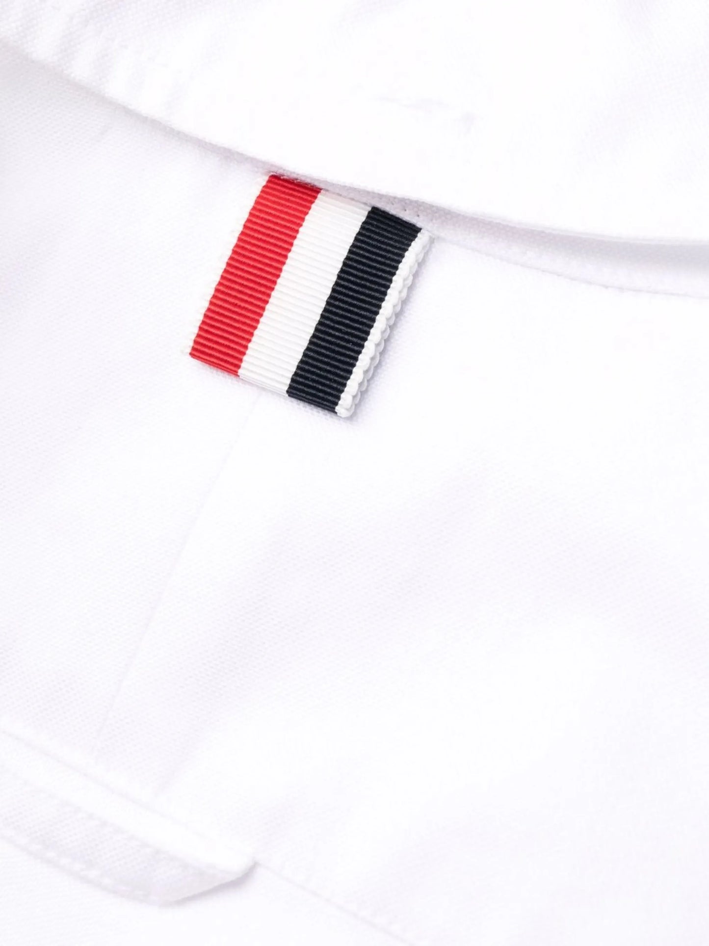 RWB-stripe pleated shirt dress