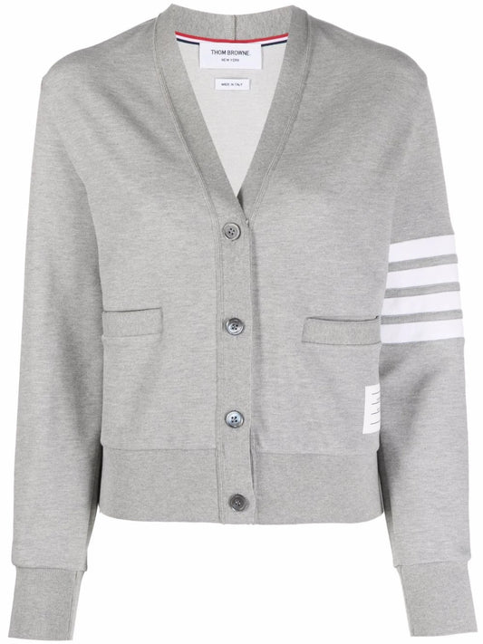 4-Bar stripe cardigan
