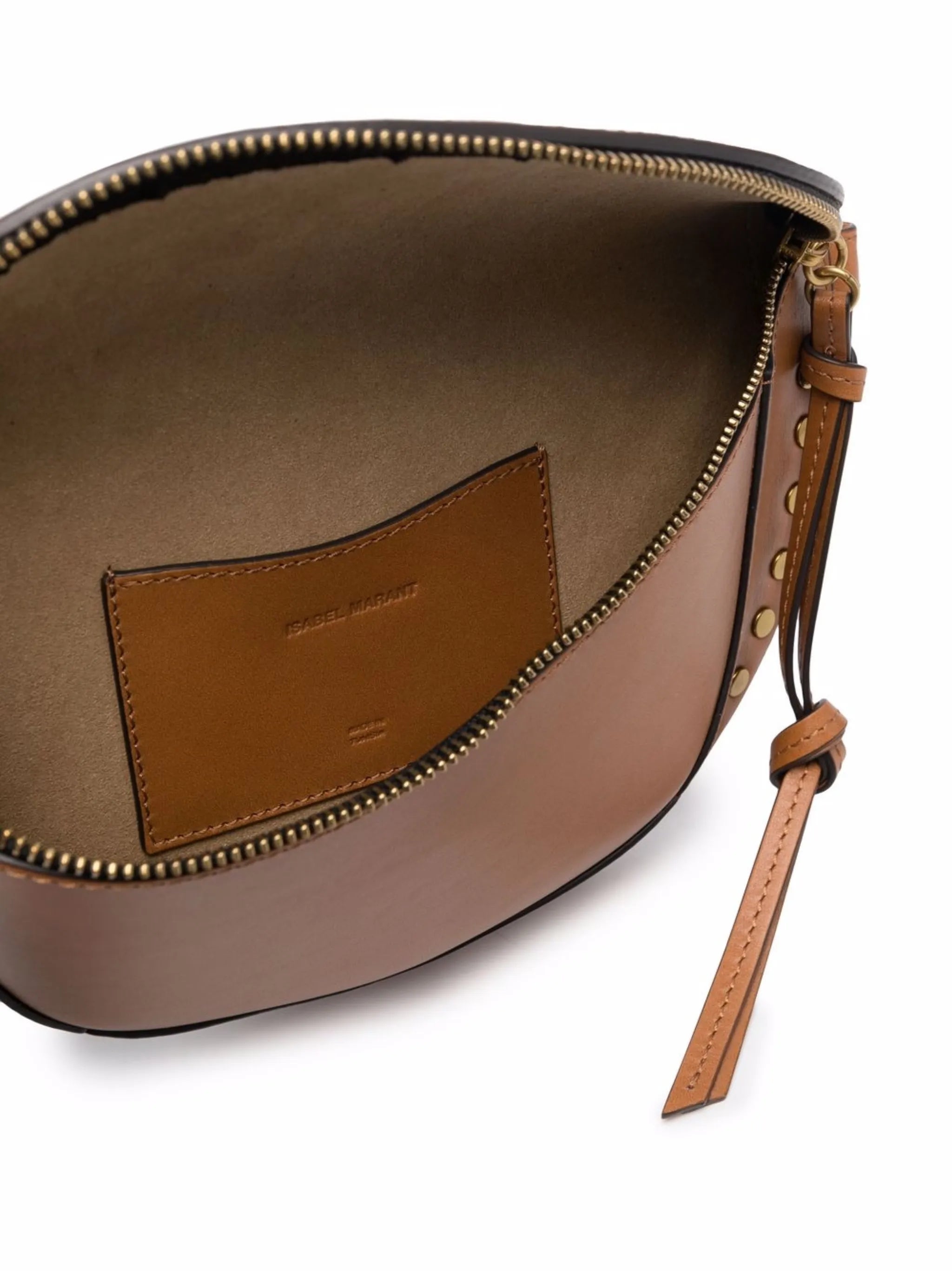 zip-fastening crossbody bag