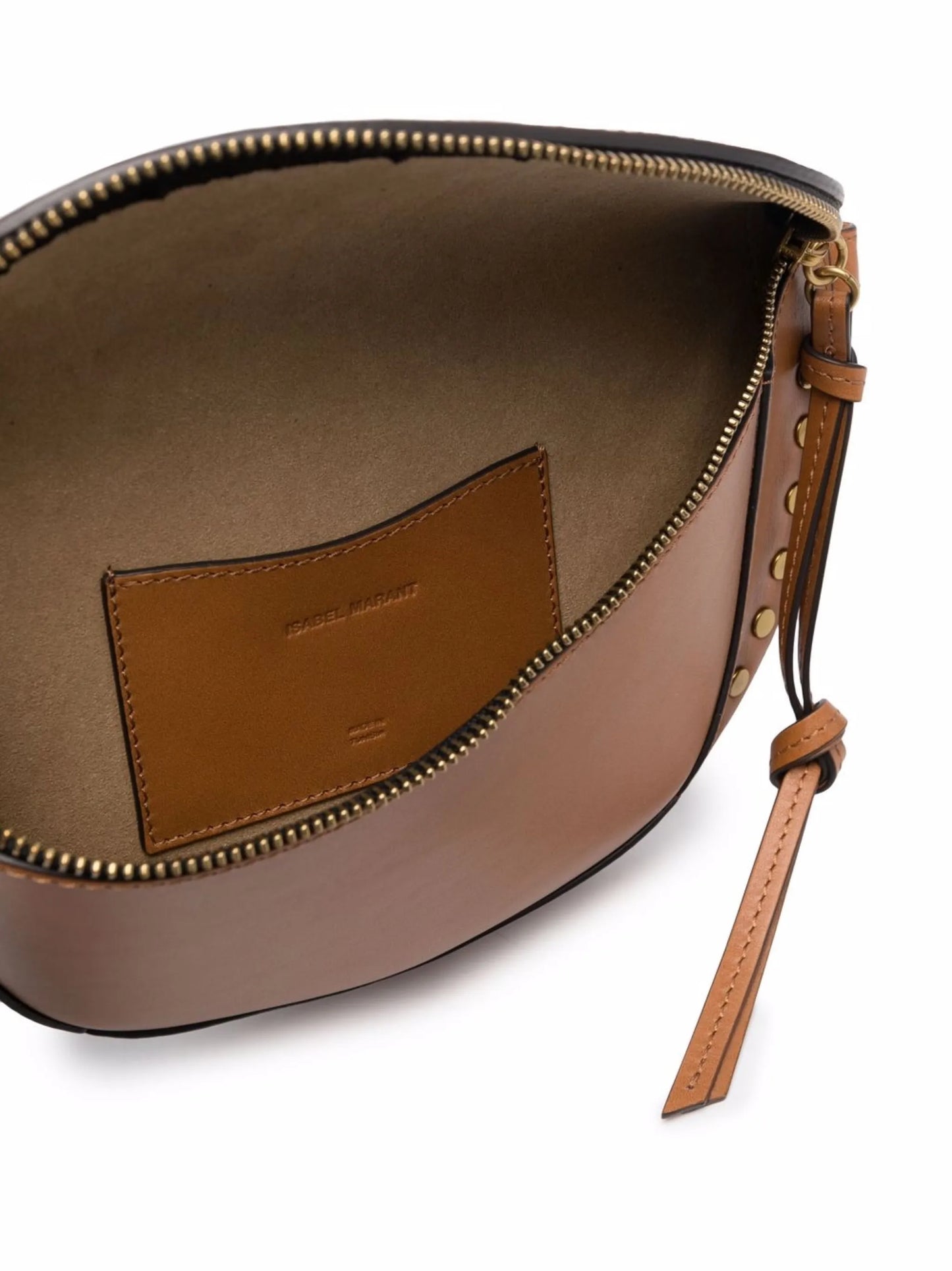 zip-fastening crossbody bag
