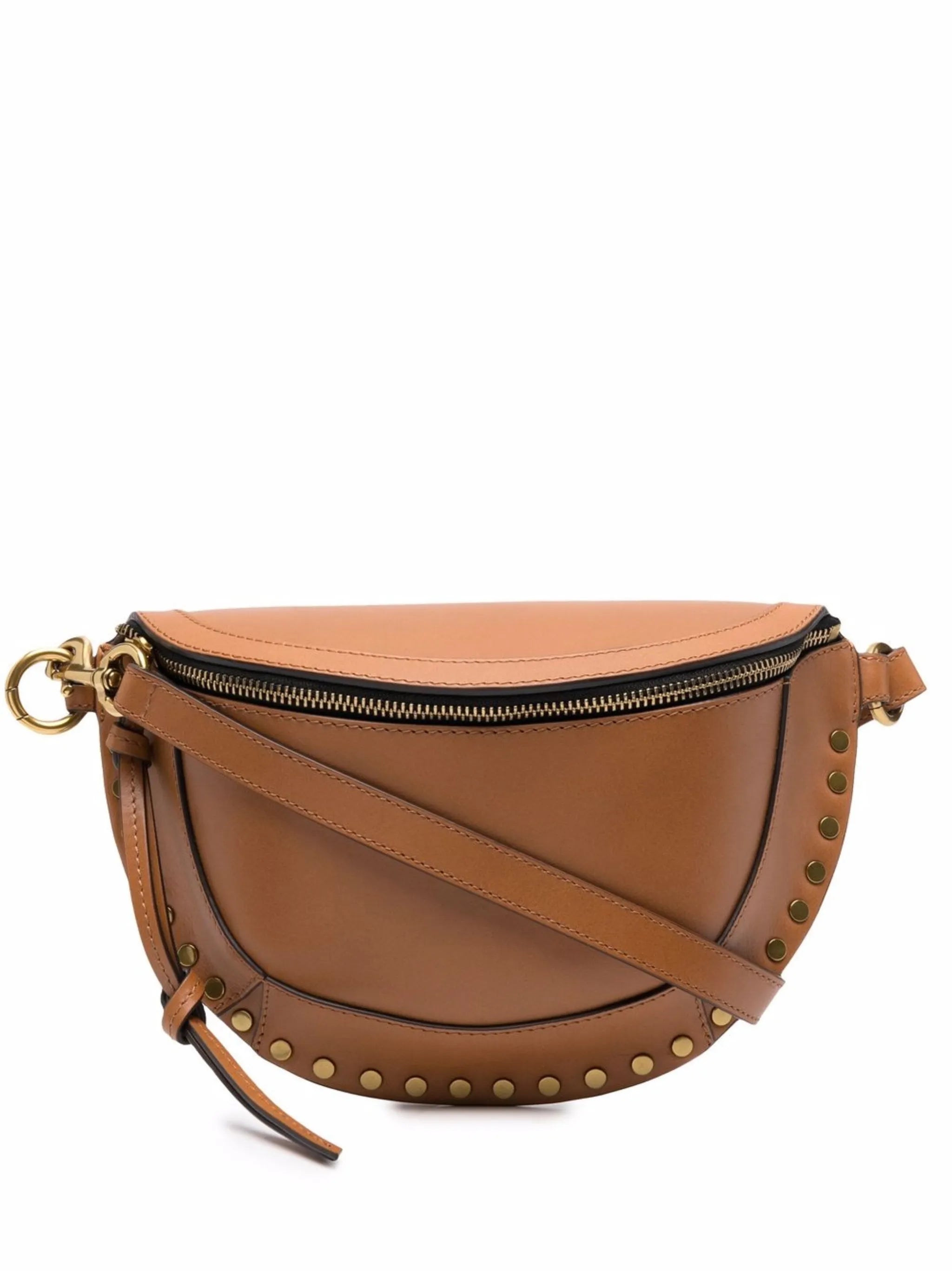 zip-fastening crossbody bag