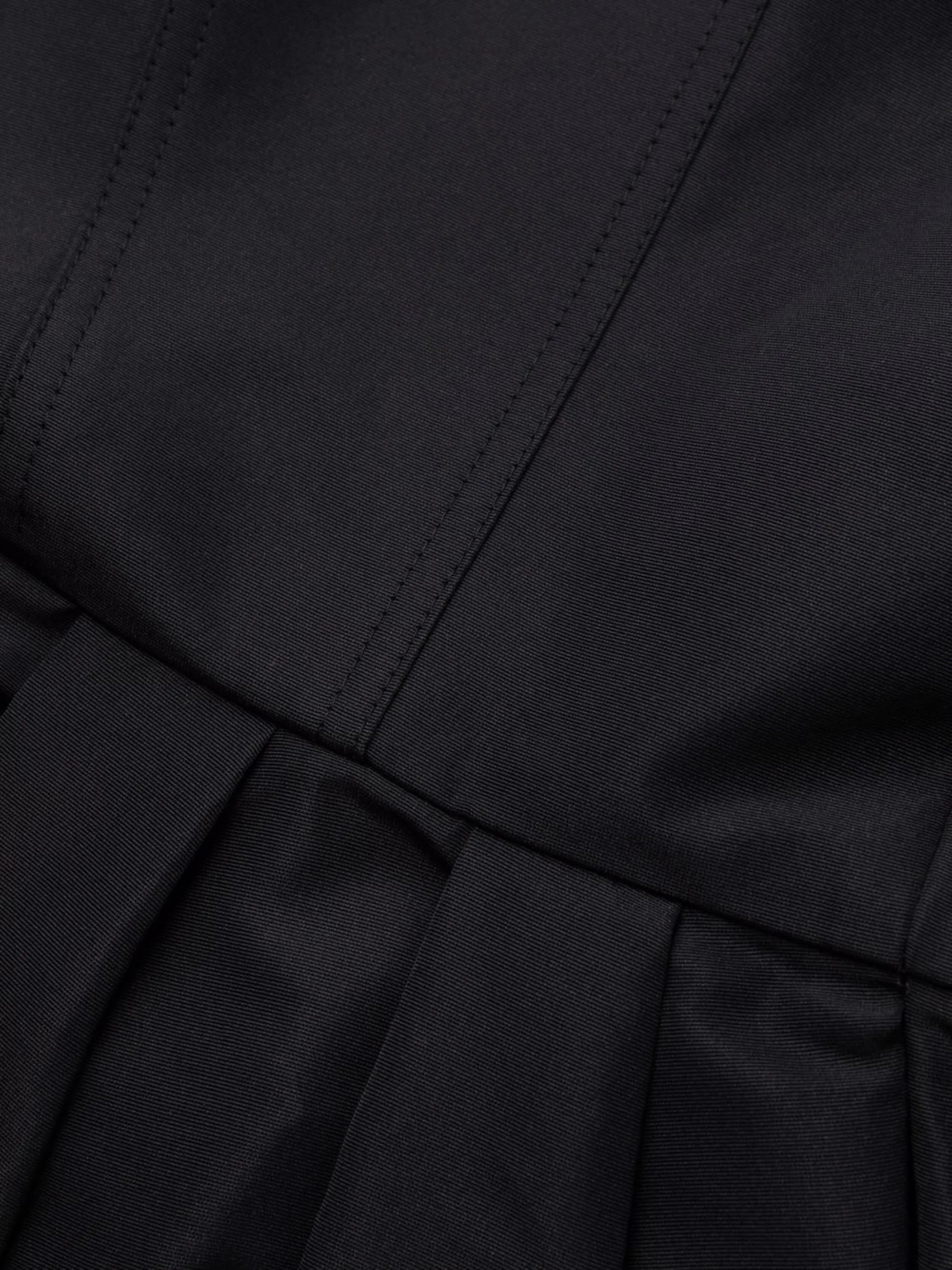 zip-front flared dress
