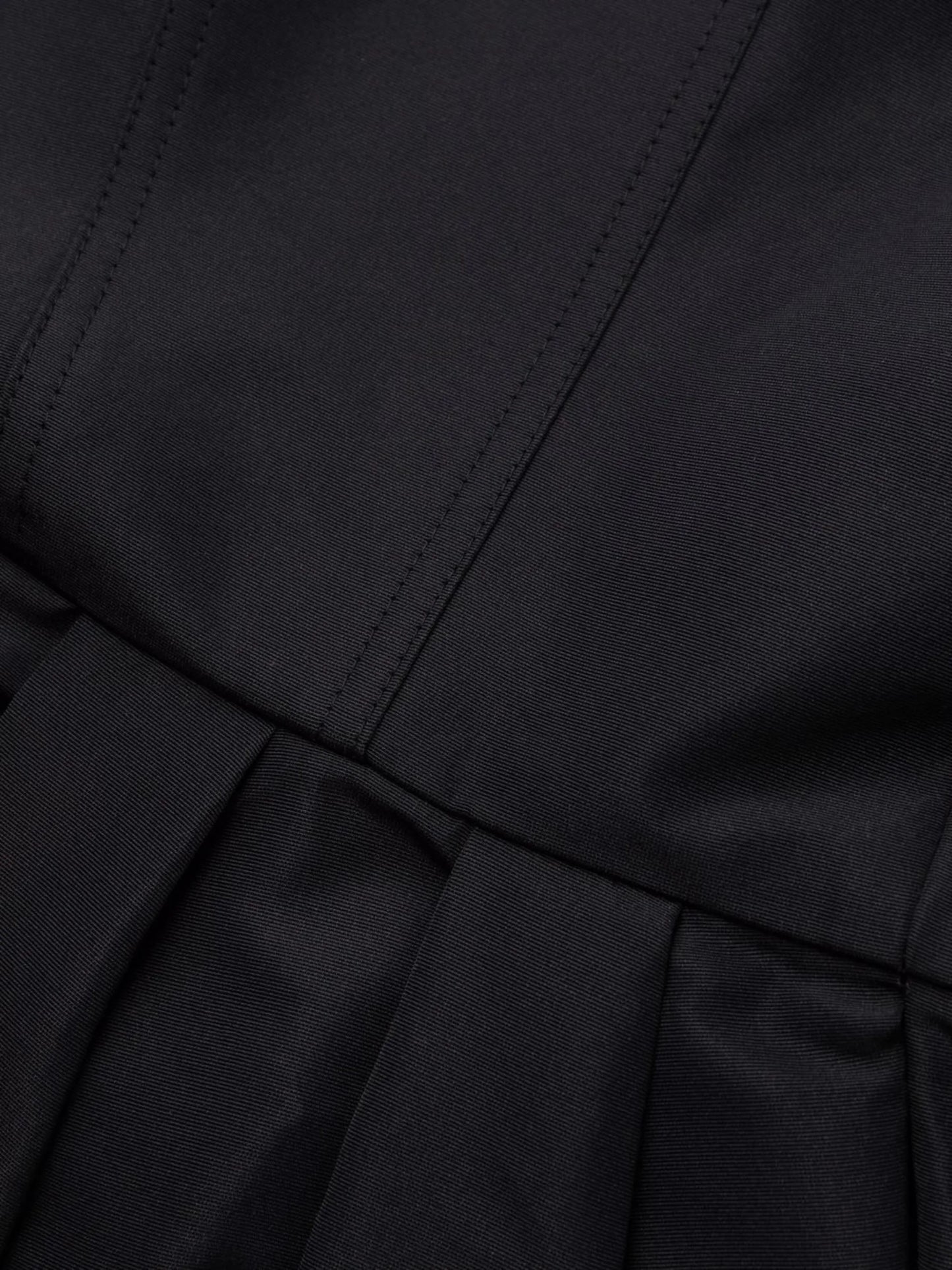 zip-front flared dress
