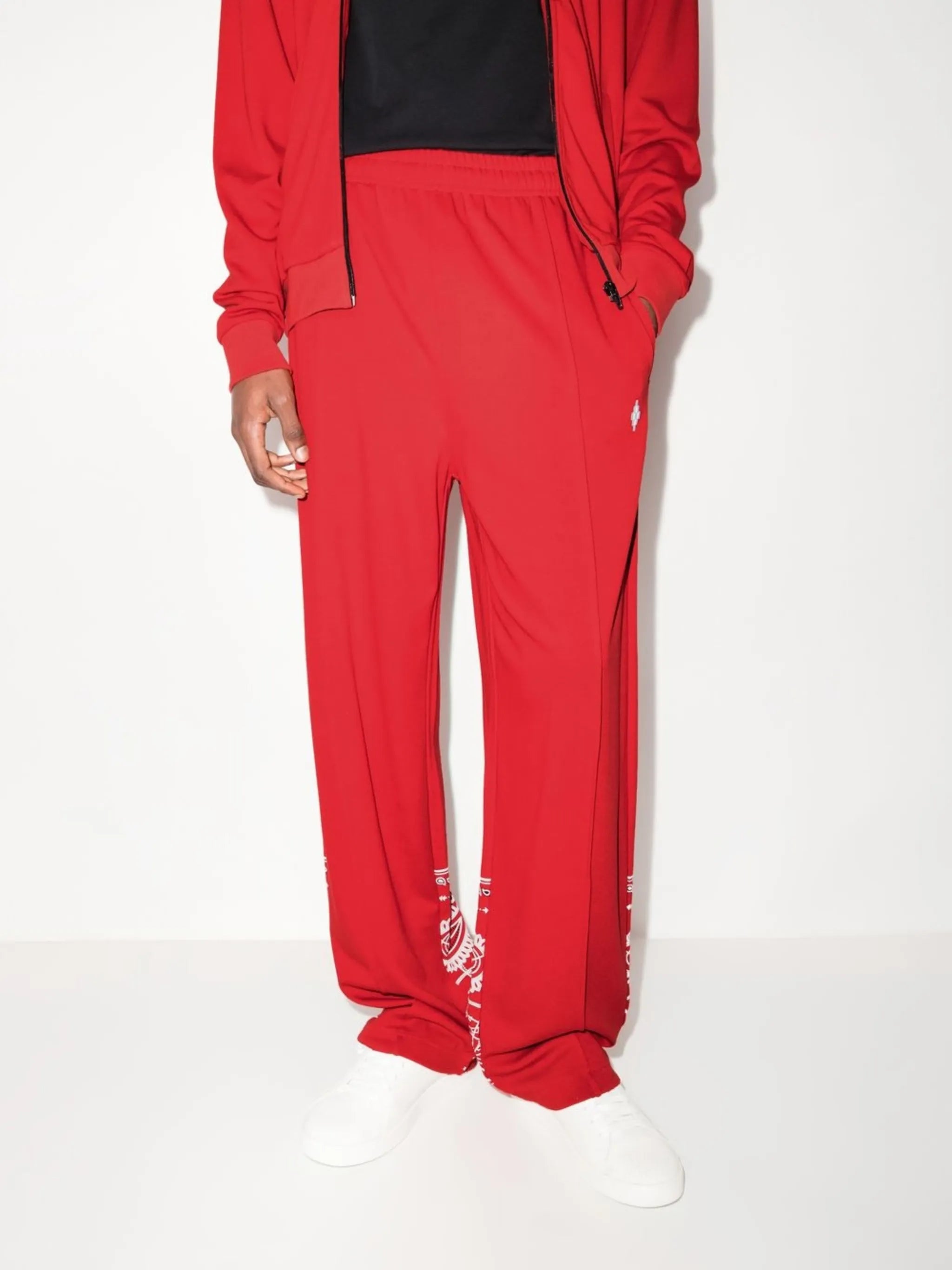 bandana-print track pants