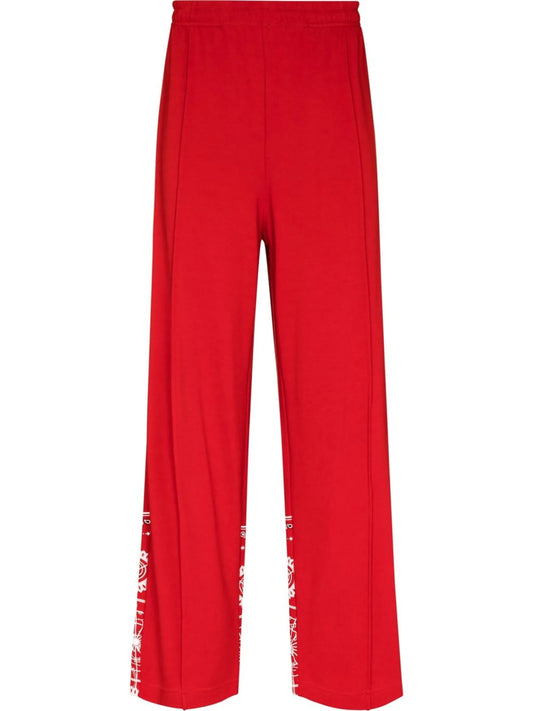 bandana-print track pants