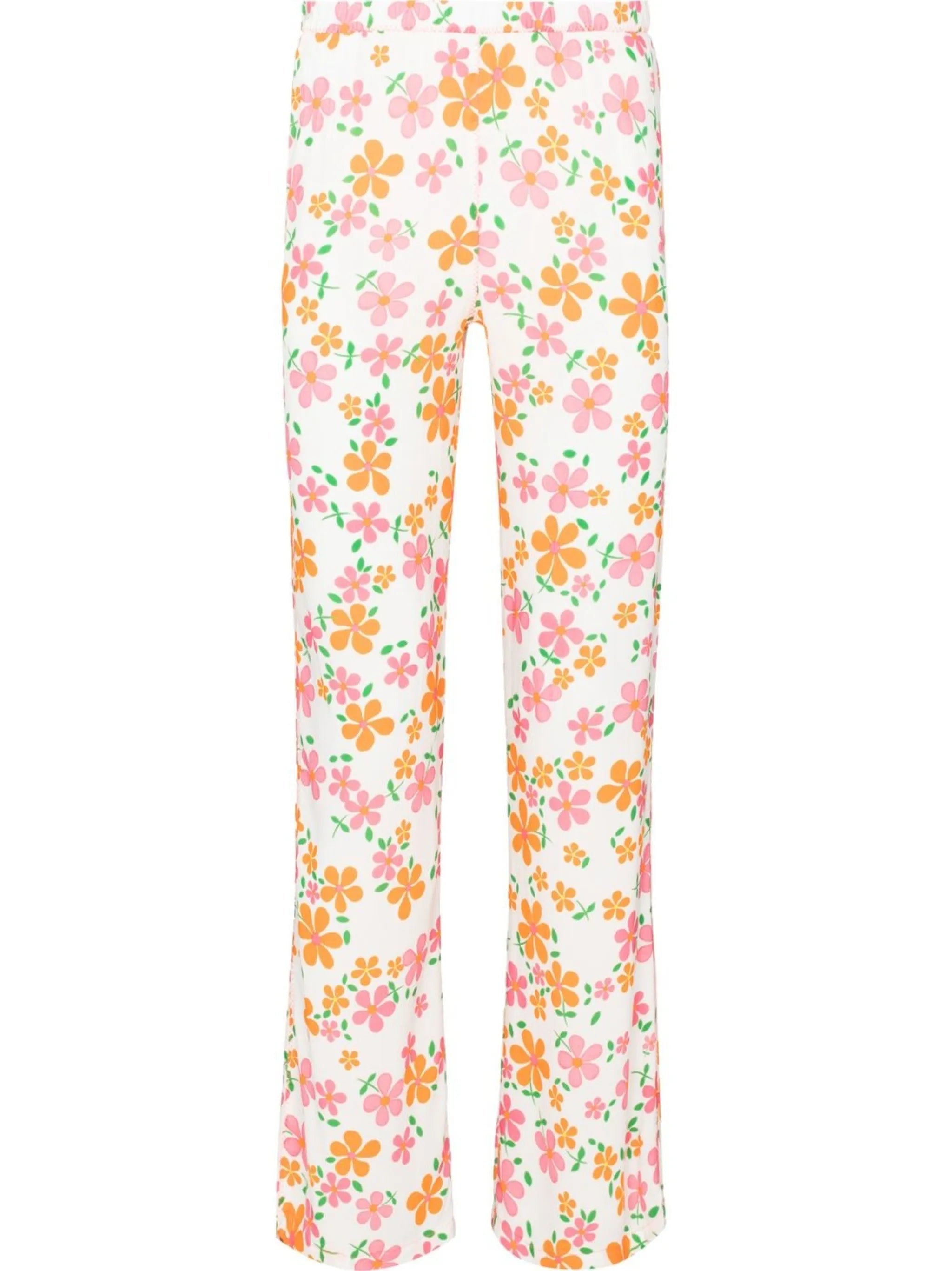 Flora floral-print trousers