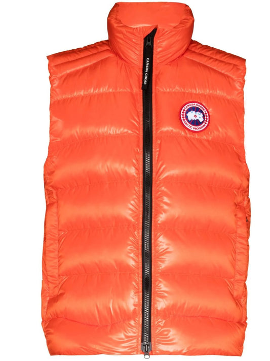 Crofton quilted down vest
