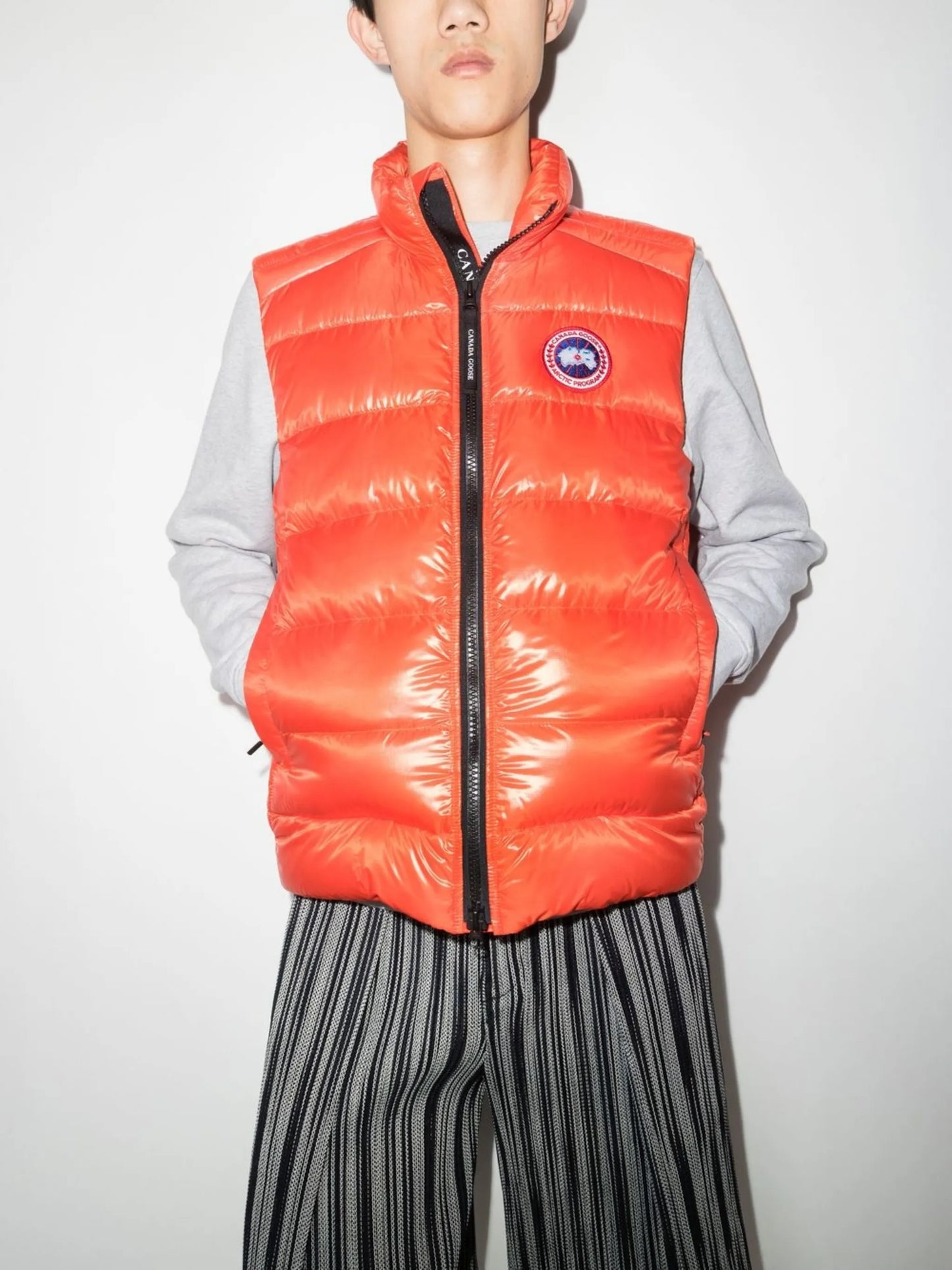 Crofton logo-patch padded gilet