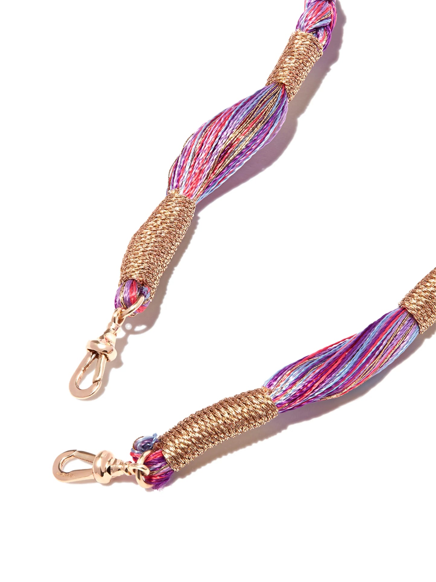 14kt rose gold Rathi rope necklace