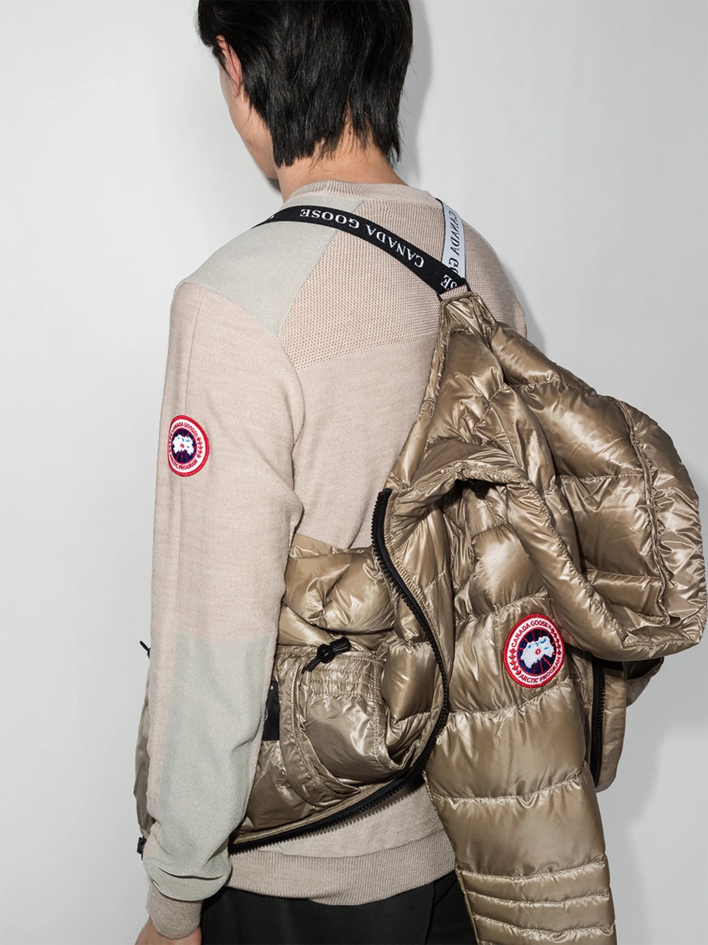 Core Crofton zip-up padded jacket