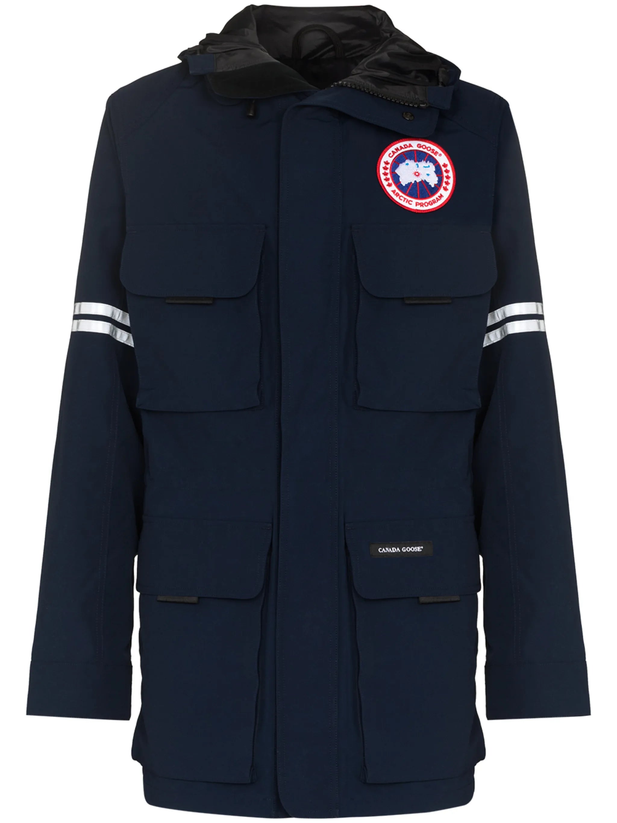 Science Research hooded parka coat