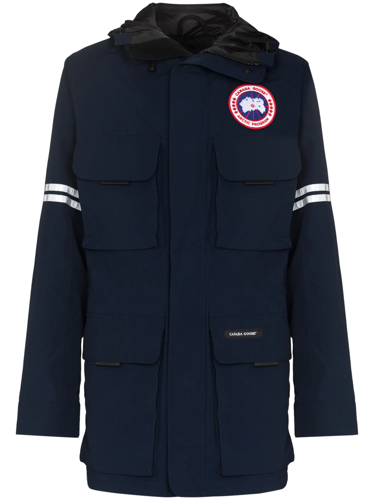 Science Research hooded parka coat